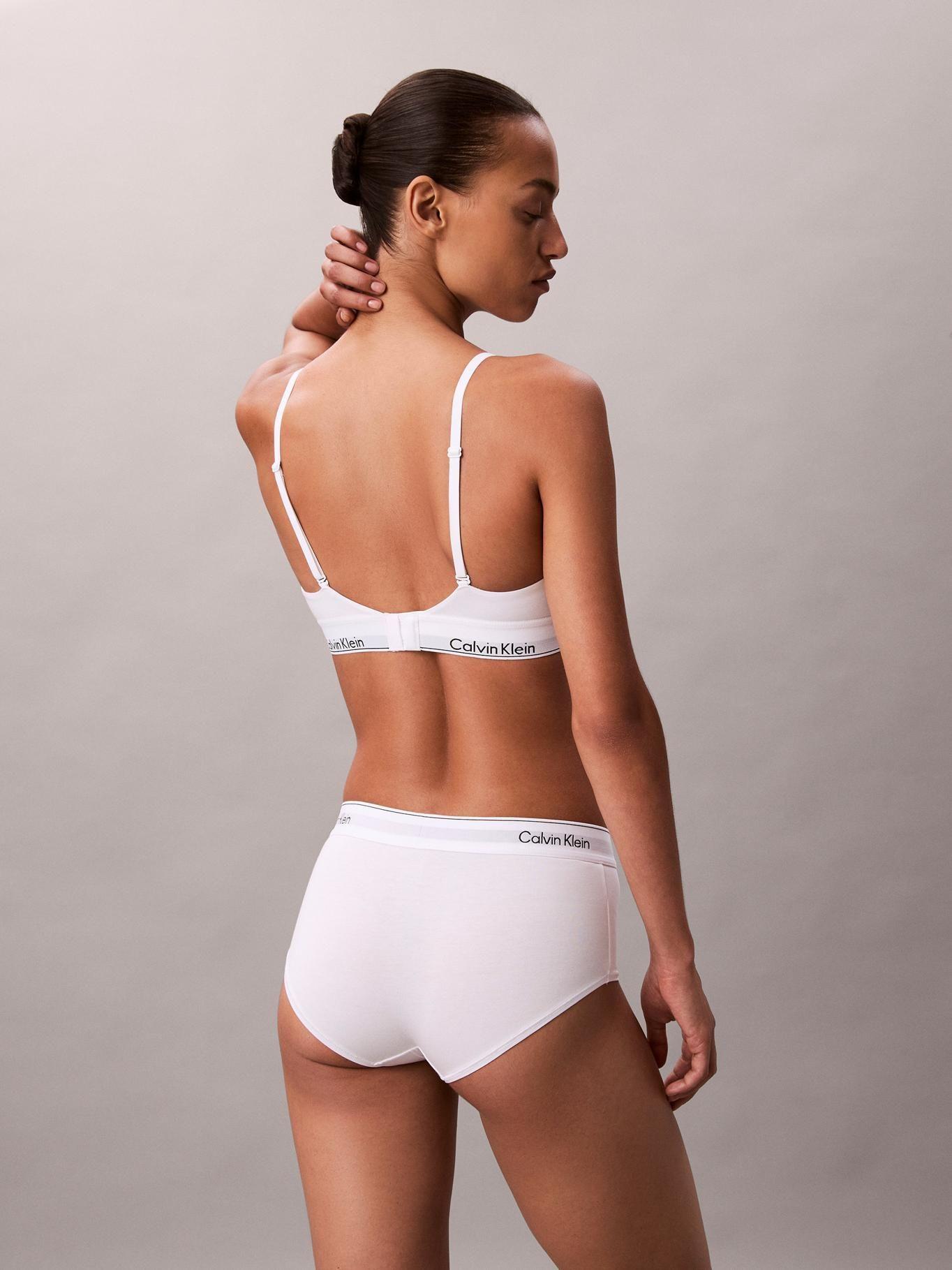 Bralette Icon Cotton Modal Blanco Calvin Klein-2