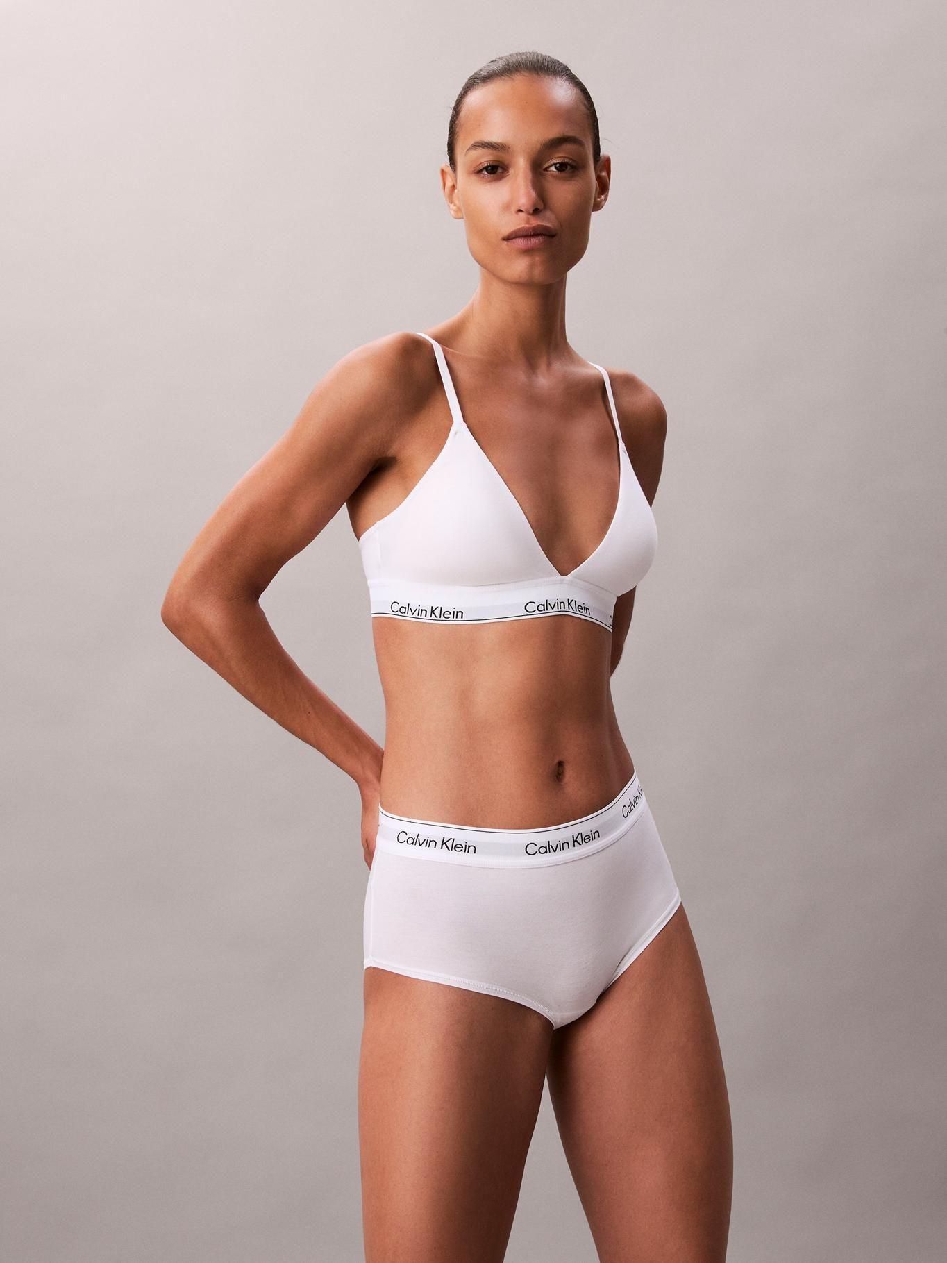 Bralette Icon Cotton Modal Blanco Calvin Klein-3