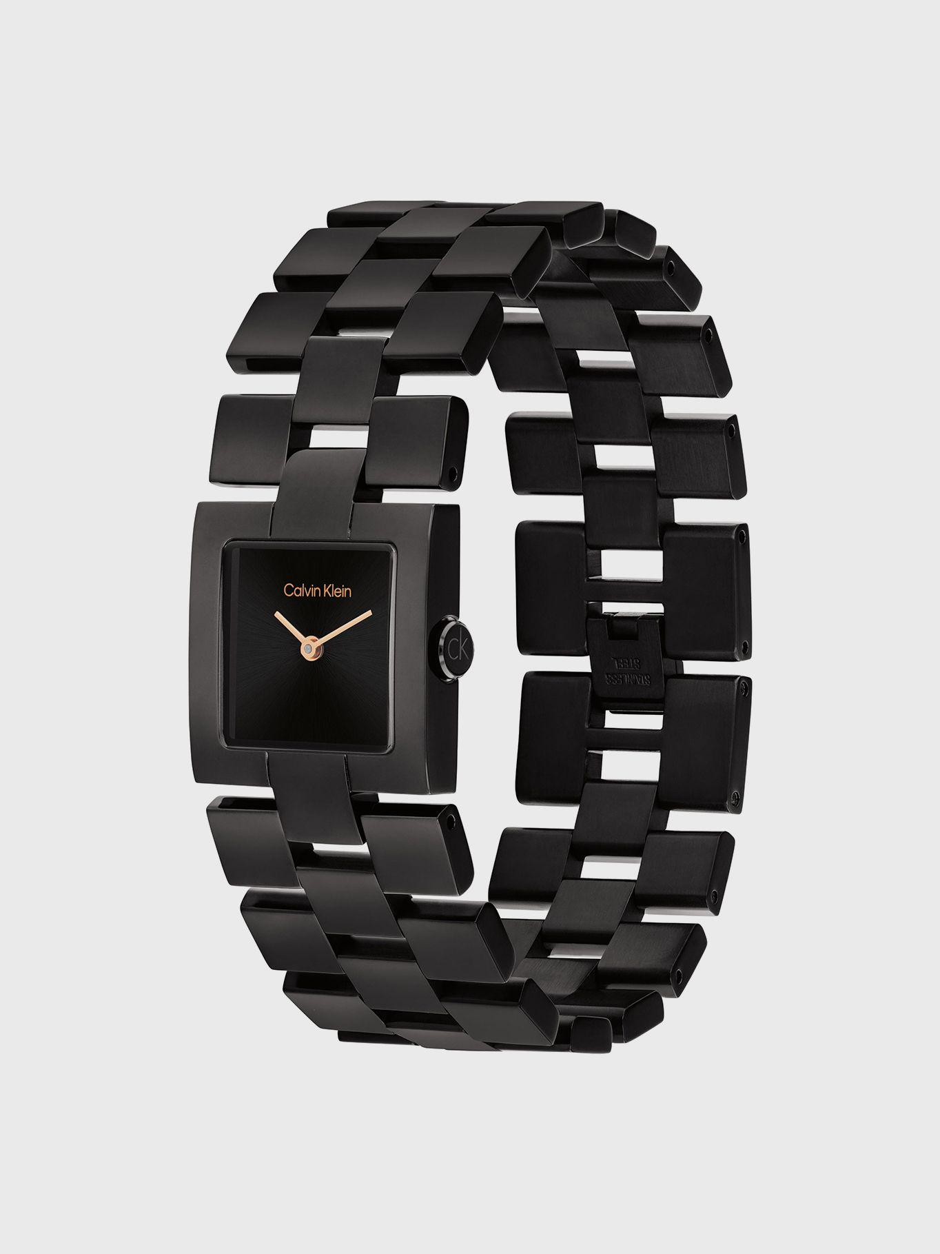 Reloj Grid Link Bracelet Negro Calvin Klein-2