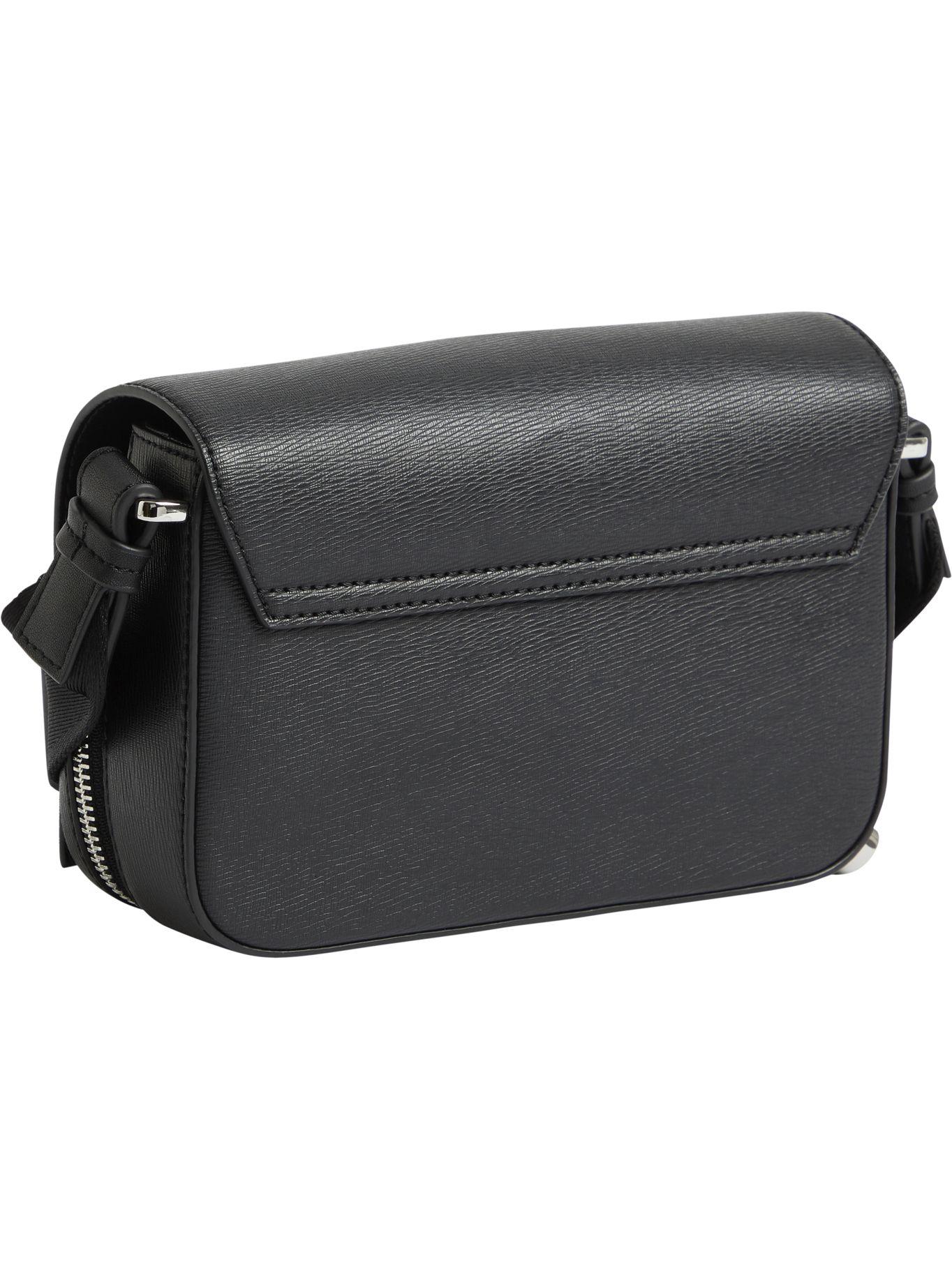 Bandolera con solapa Negro Calvin Klein-1