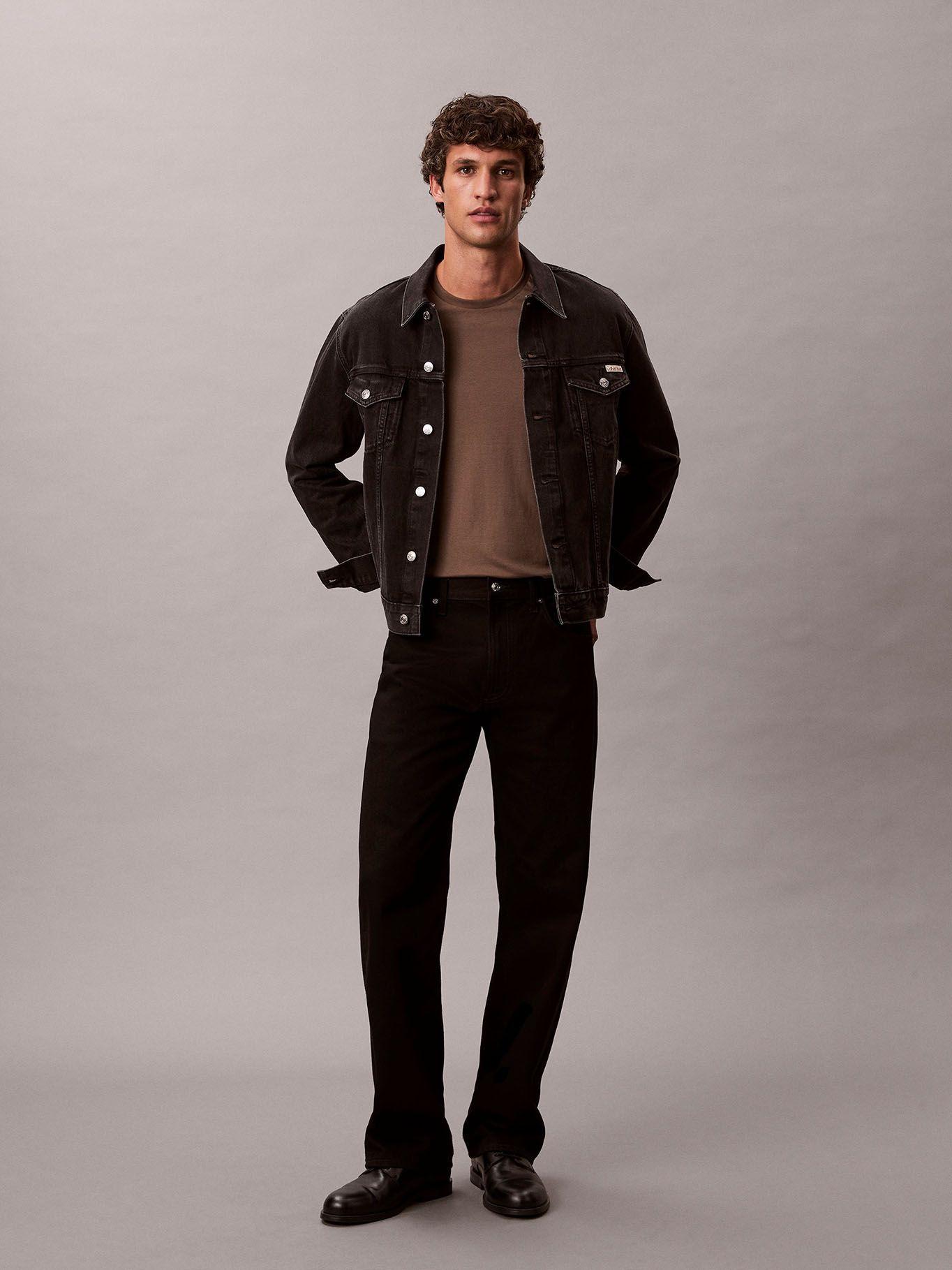 Polera Cuello Redondo Algodón Supima Café Calvin Klein-1