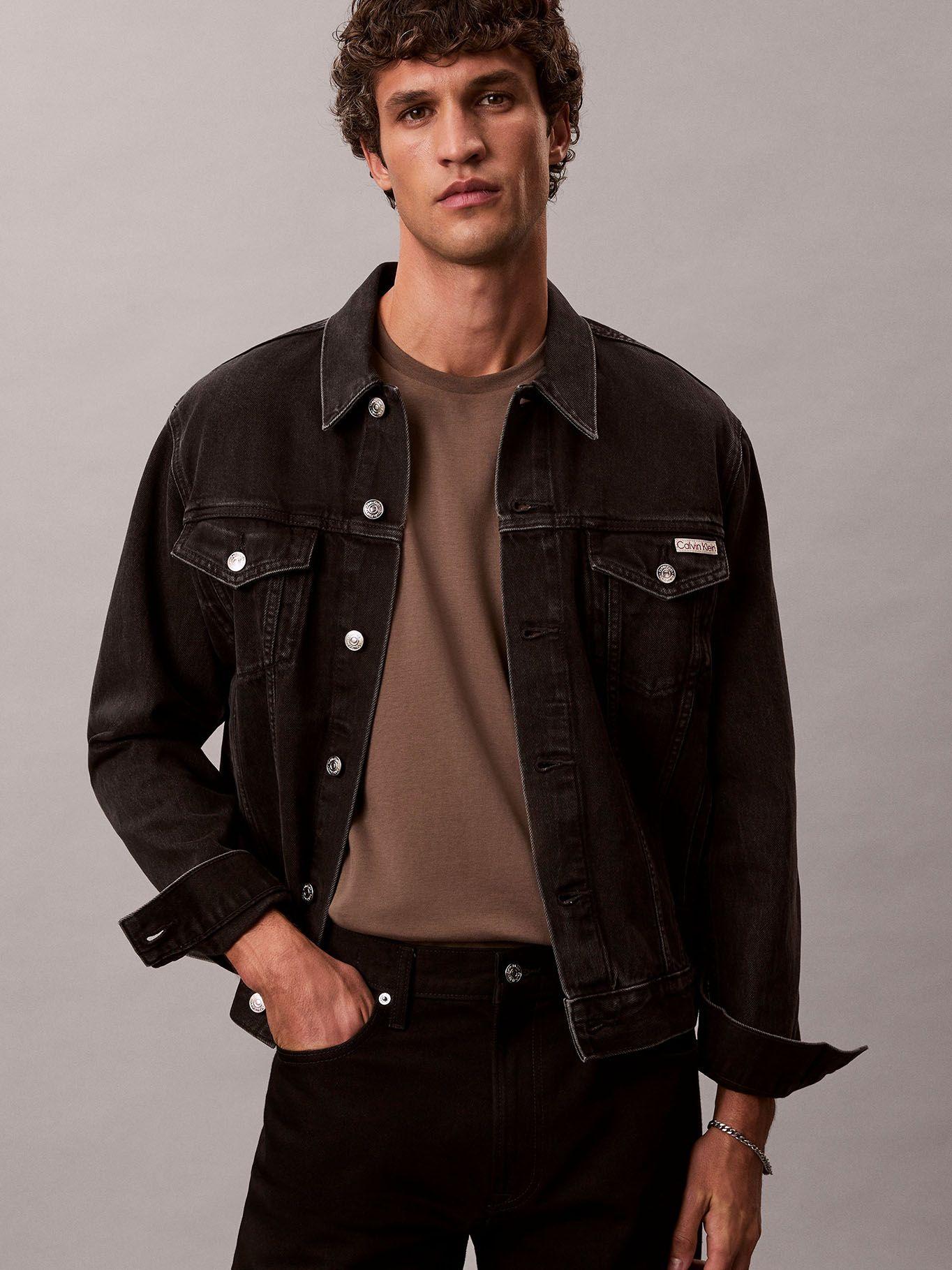 Polera Cuello Redondo Algodón Supima Café Calvin Klein-3