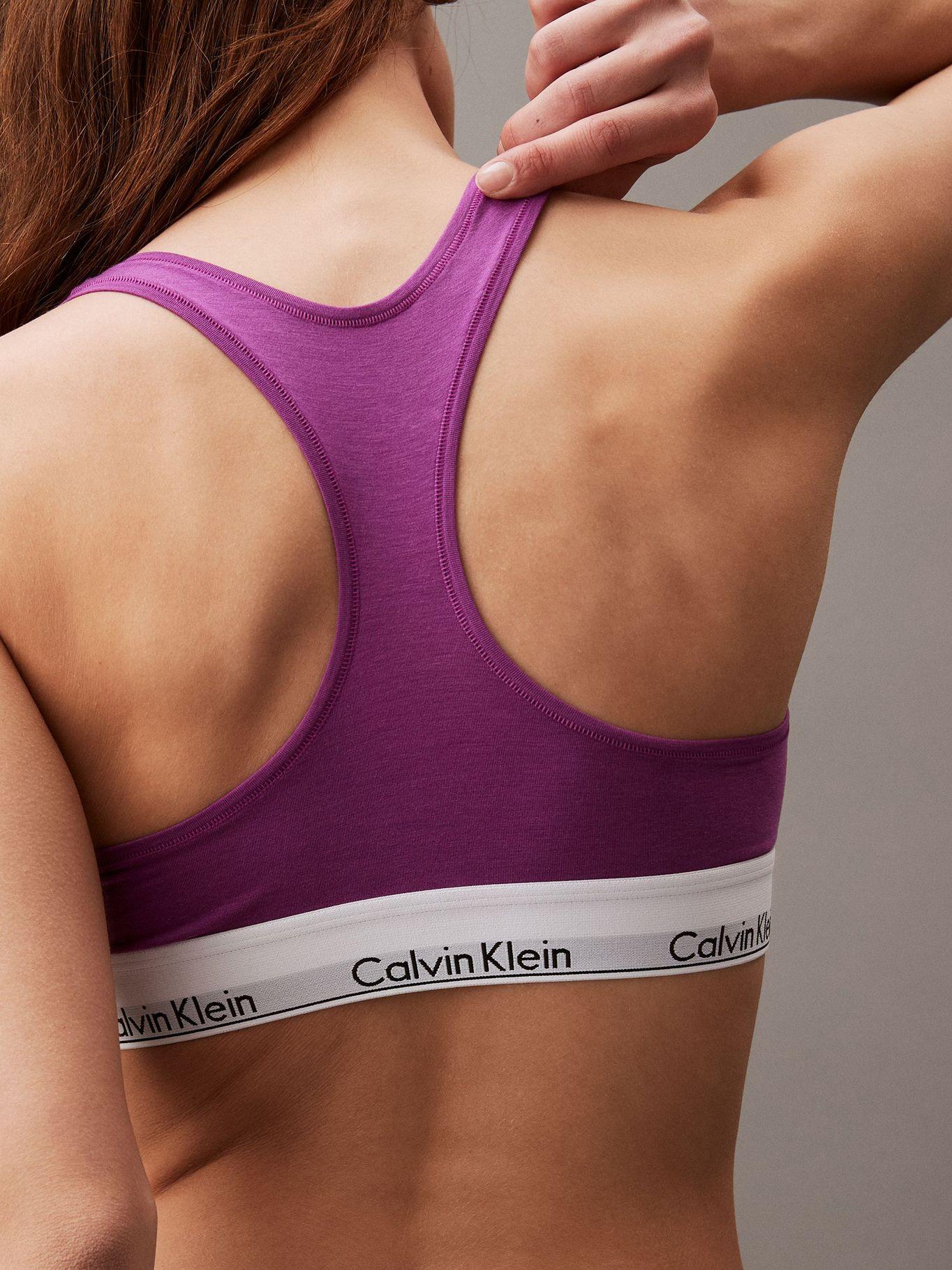 Bralette Modern Cotton Morado Calvin Klein-2