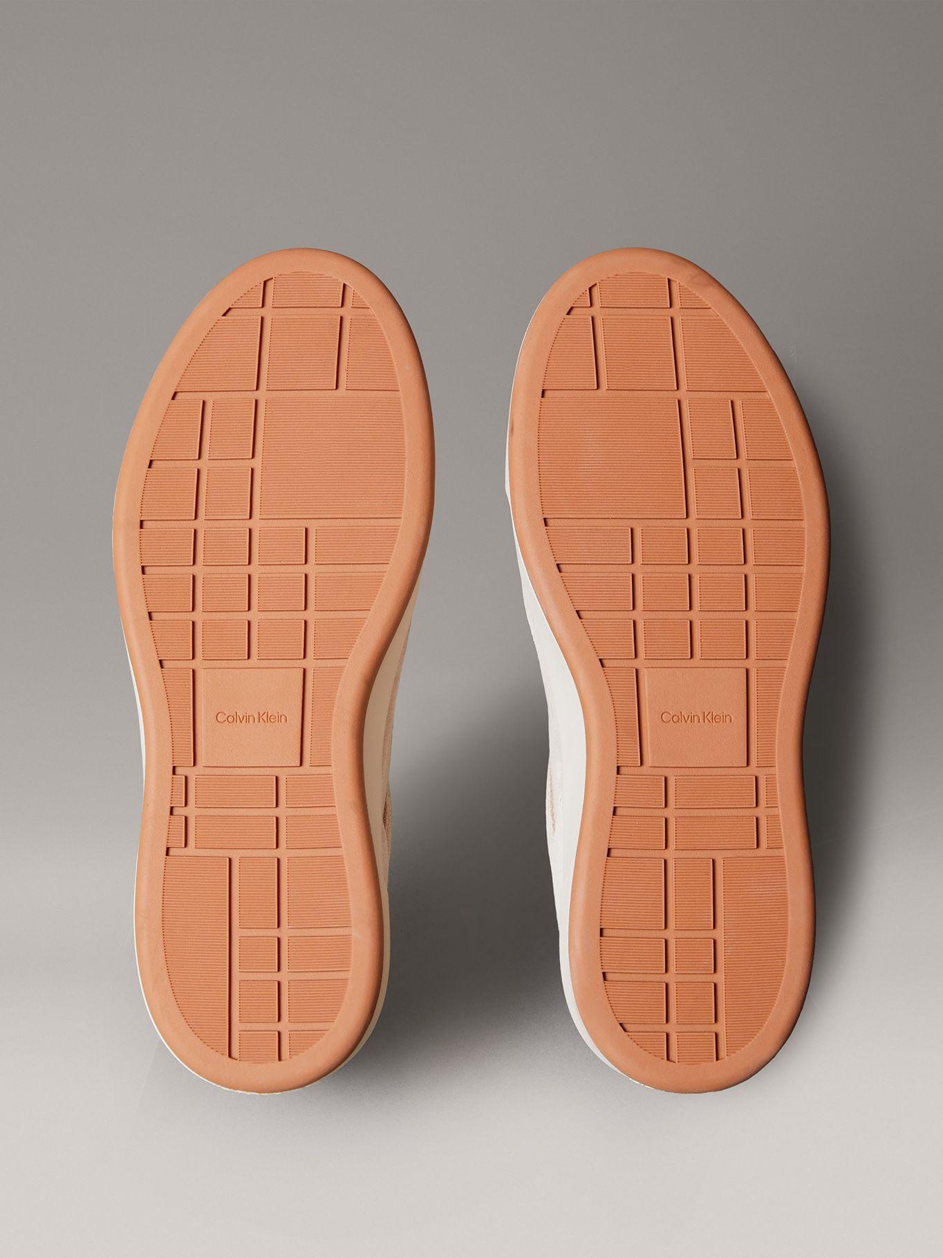 Zapatillas Basket de Cuero Beige Calvin Klein-3