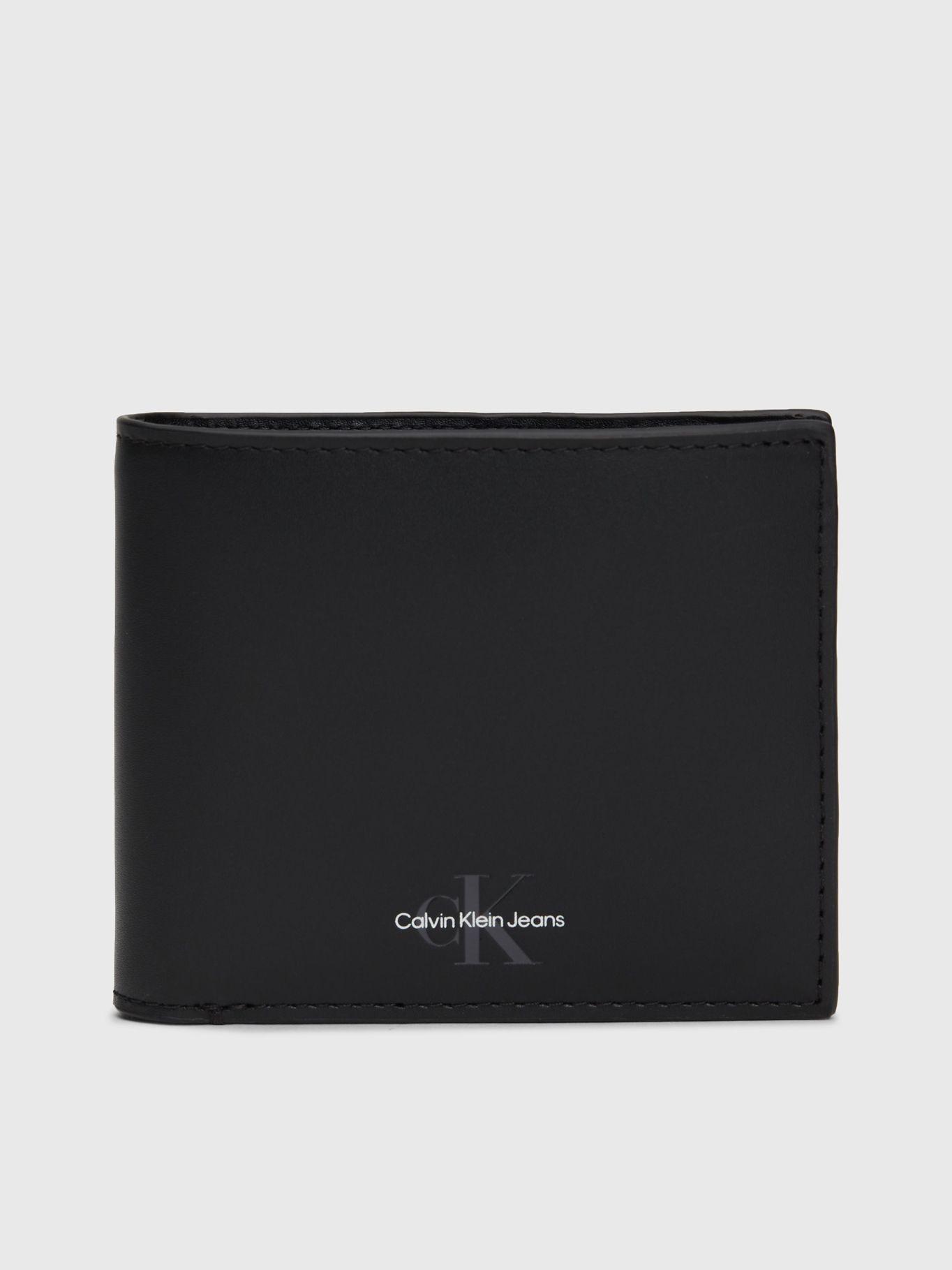 Billetera Soft Bifold W/Coin Negro Calvin Klein-0