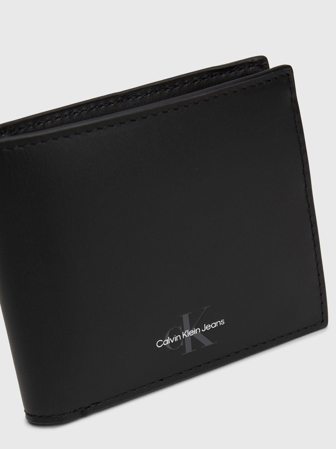 Billetera Soft Bifold W/Coin Negro Calvin Klein-3