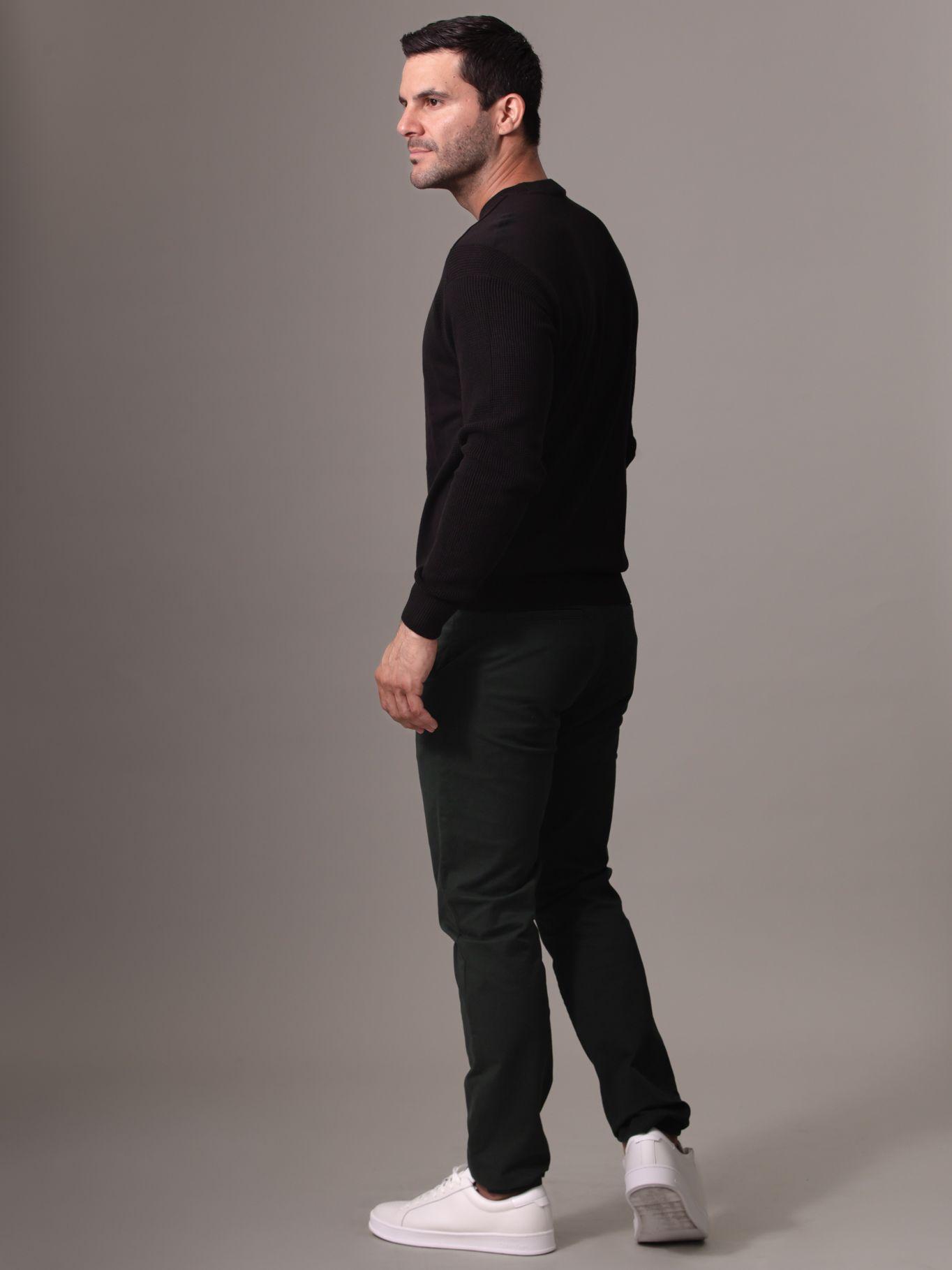 Sweater Monologo Sweater Negro Calvin Klein-2