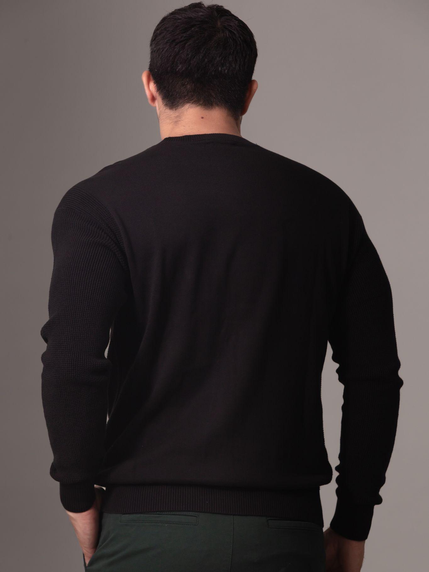 Sweater Monologo Sweater Negro Calvin Klein-3