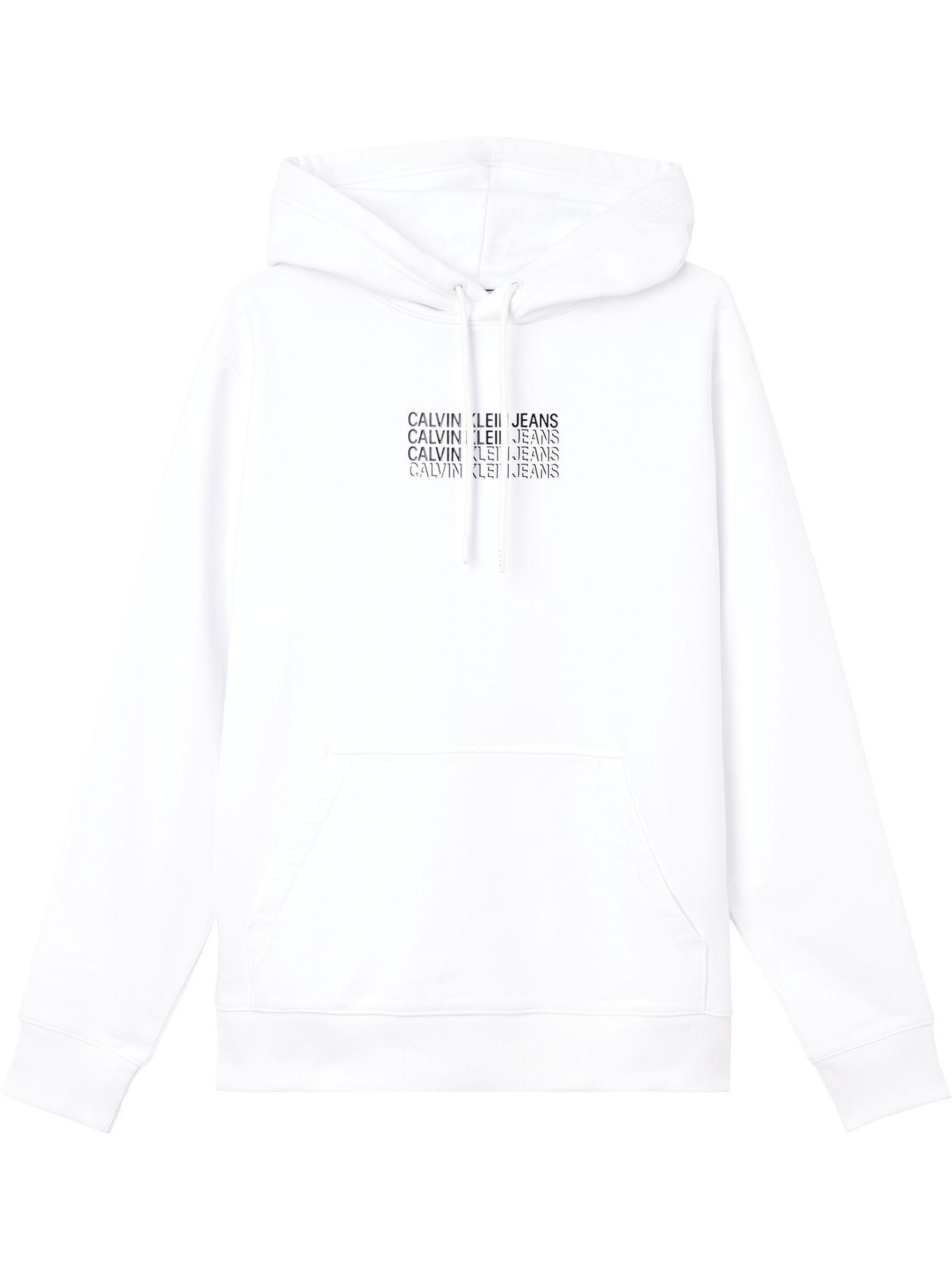 Hoodie Repeat Shadow Blanco Calvin Klein-0