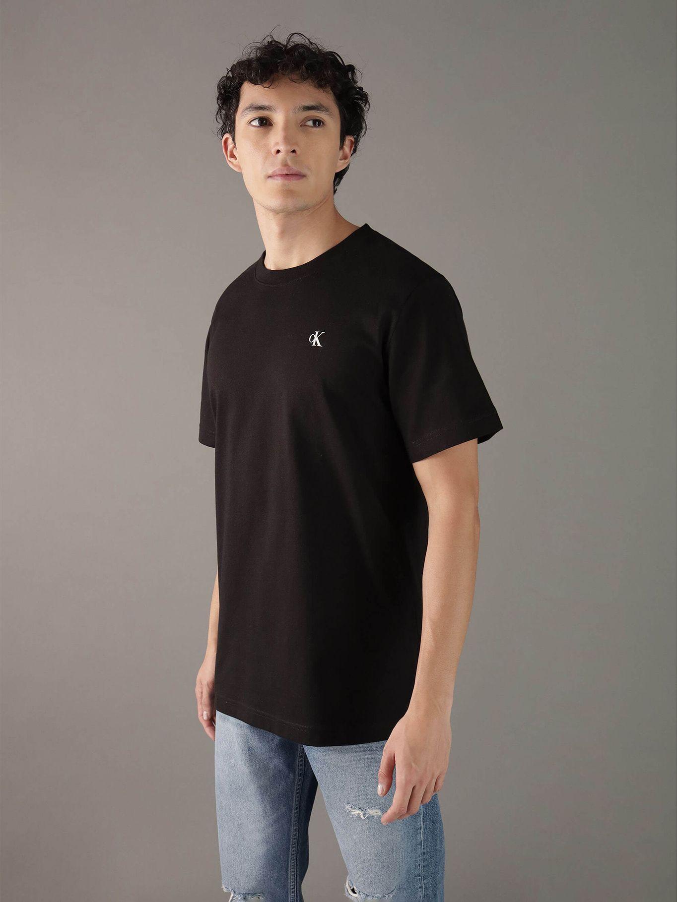 Polera con logo en la parte trasera Negro Calvin Klein-0