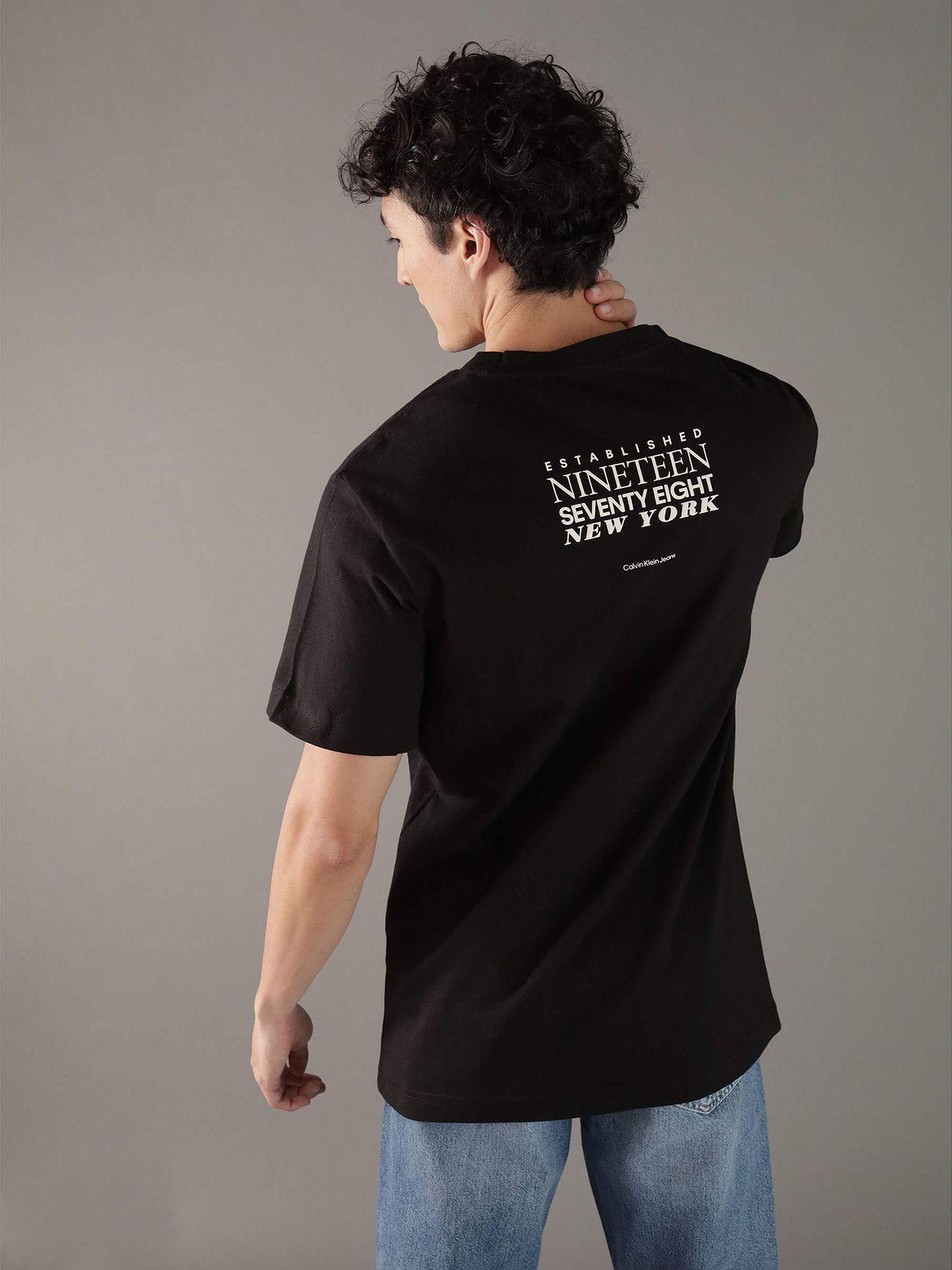 Polera con logo en la parte trasera Negro Calvin Klein-2