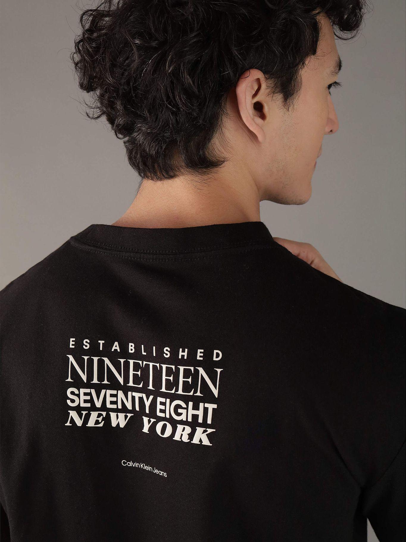 Polera con logo en la parte trasera Negro Calvin Klein-3