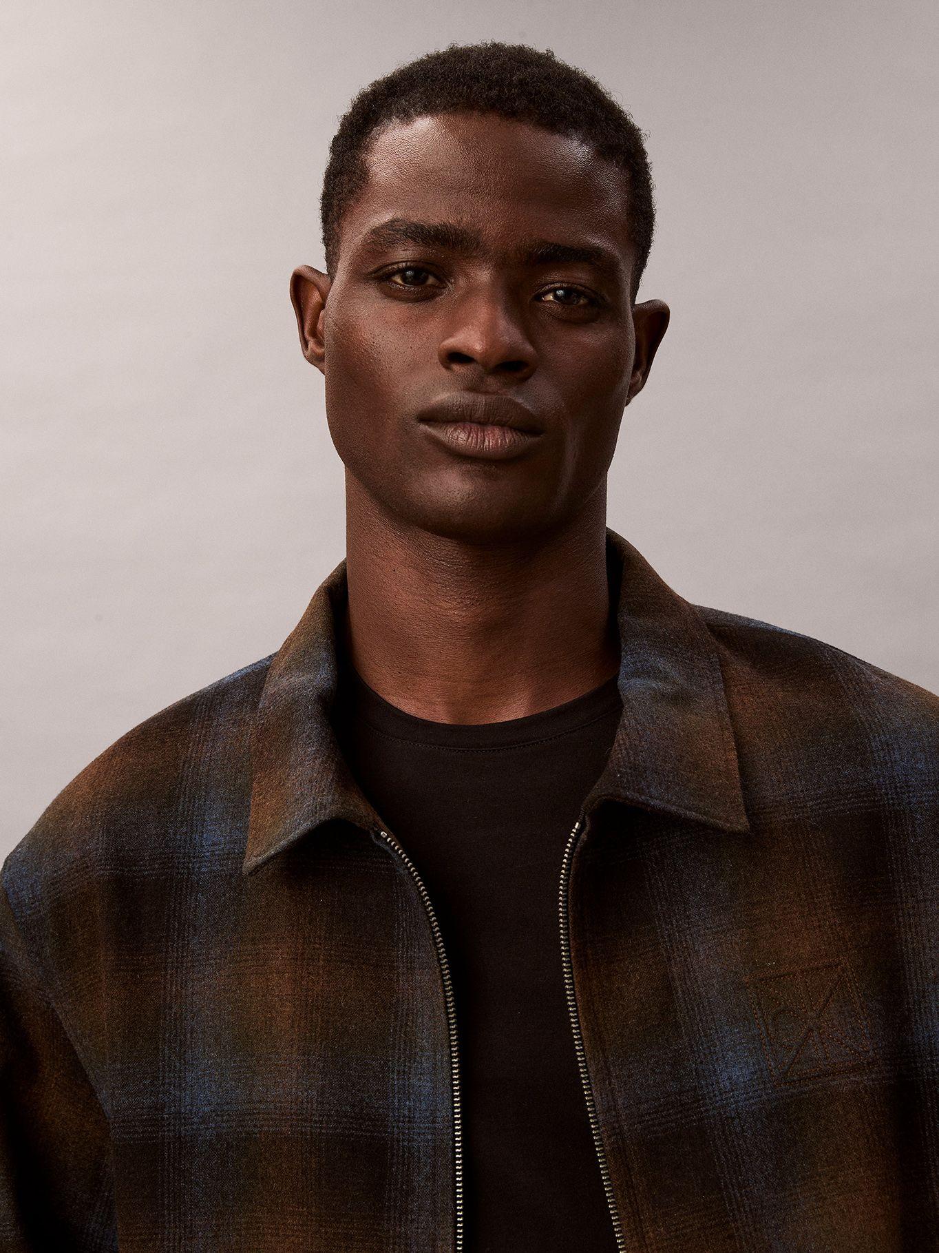 Chaqueta de Lana Cierre de Cremallera Cafe Calvin Klein-4