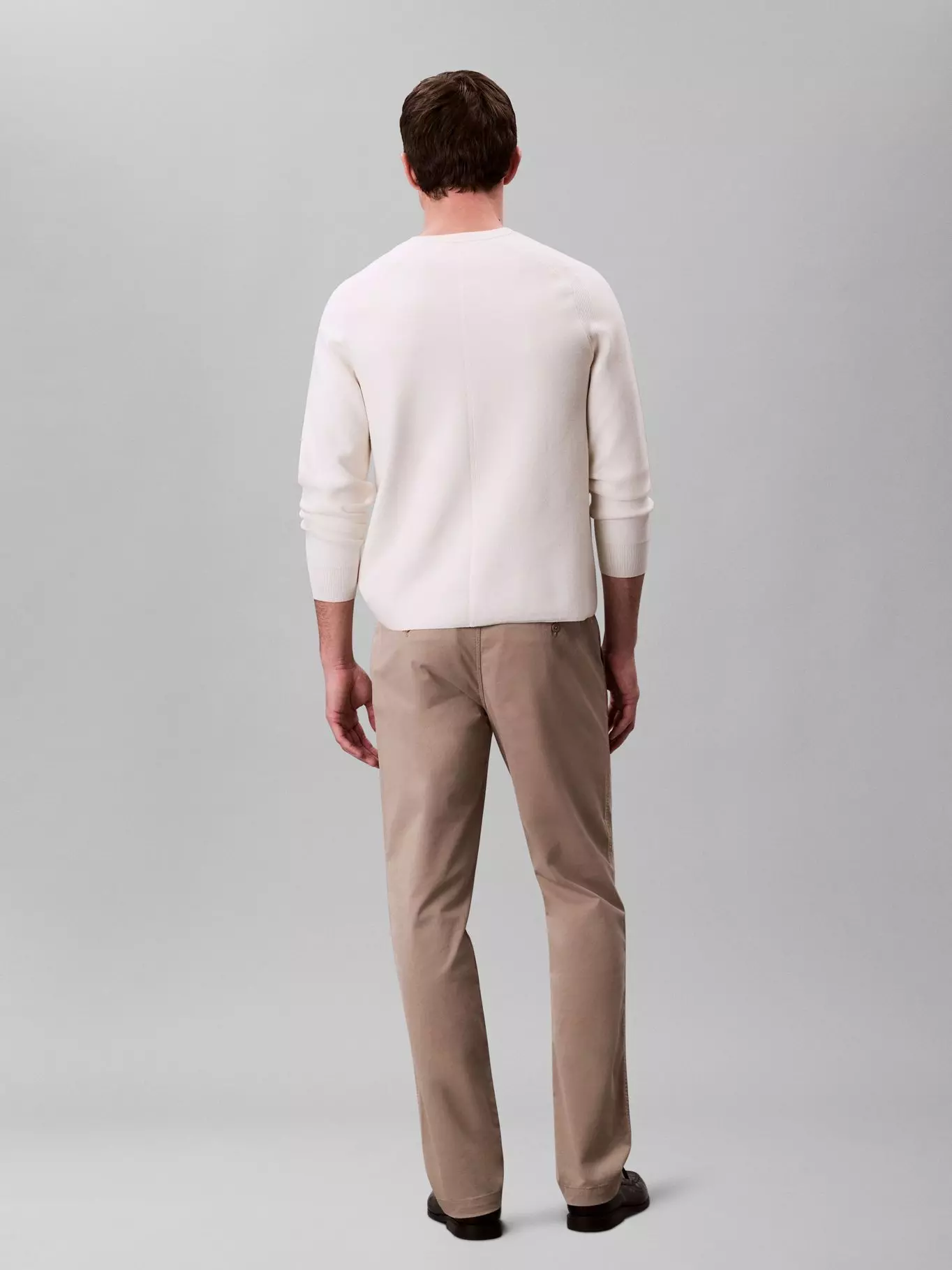Pantalón Chino Slim de Signature Beige Calvin Klein-1