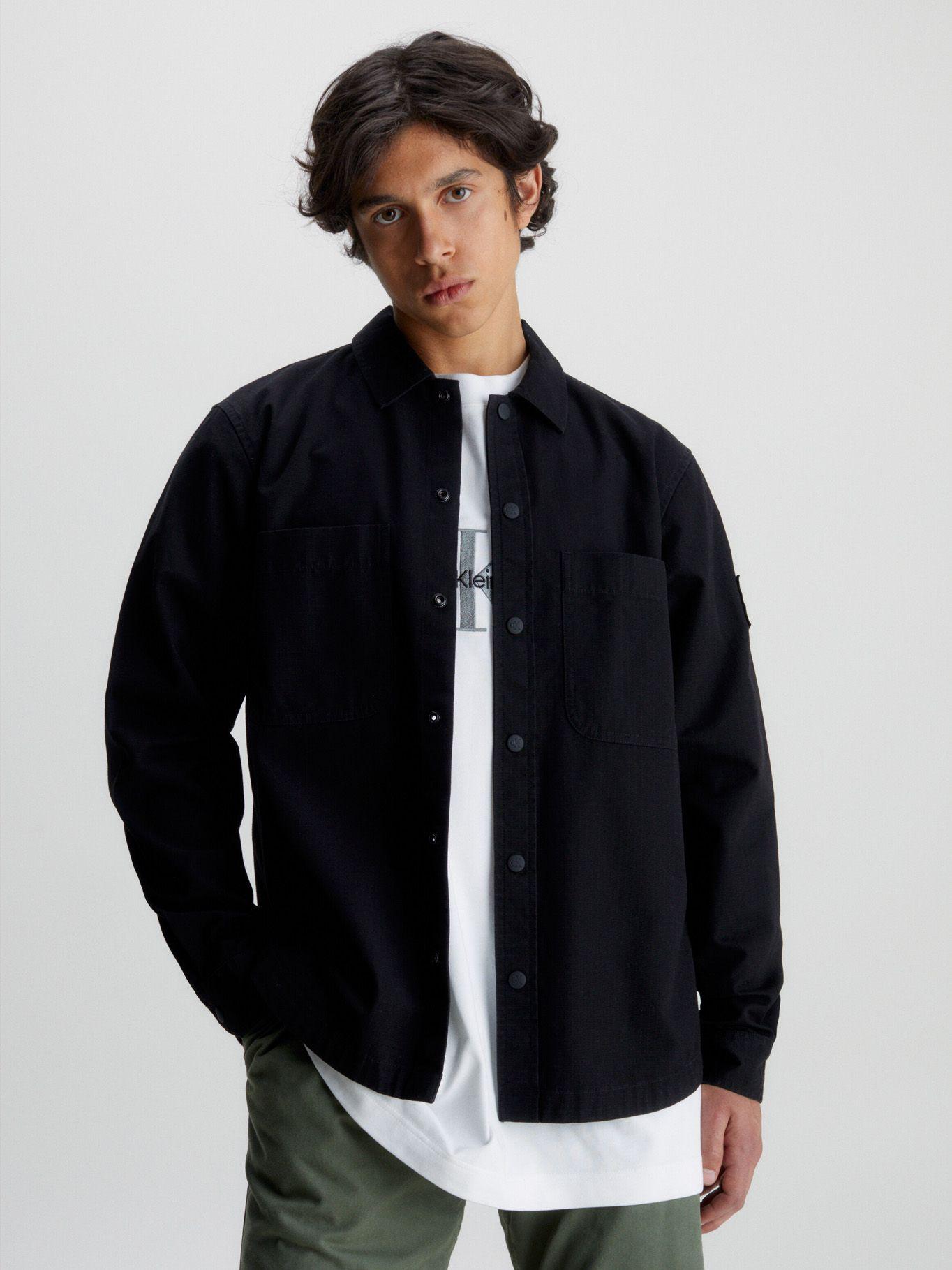 Camisa Essentials Ripstop Negro Calvin Klein-0