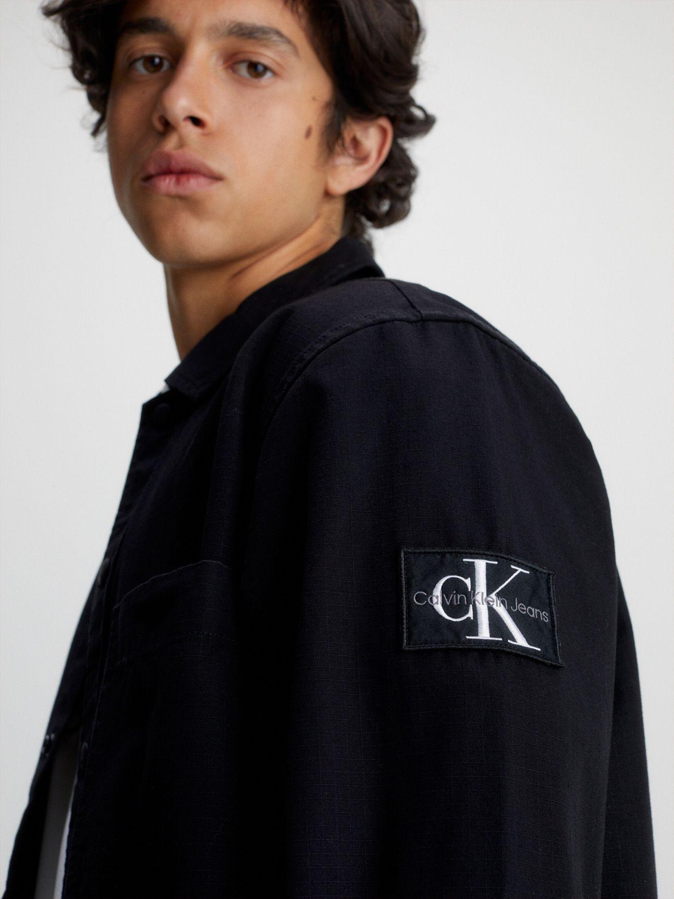 Camisa Essentials Ripstop Negro Calvin Klein-3