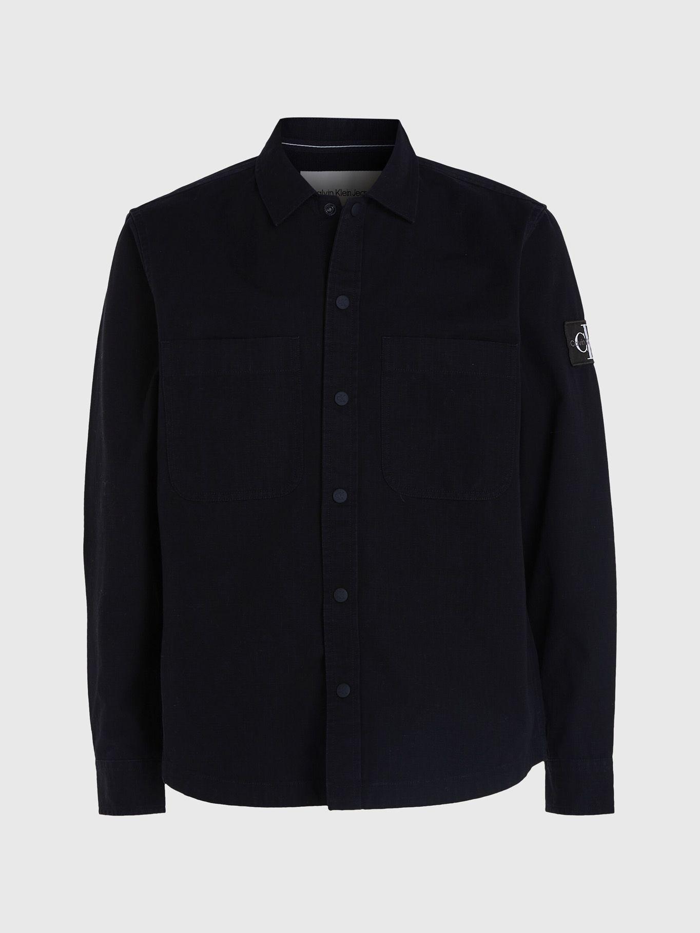 Camisa Essentials Ripstop Negro Calvin Klein-4