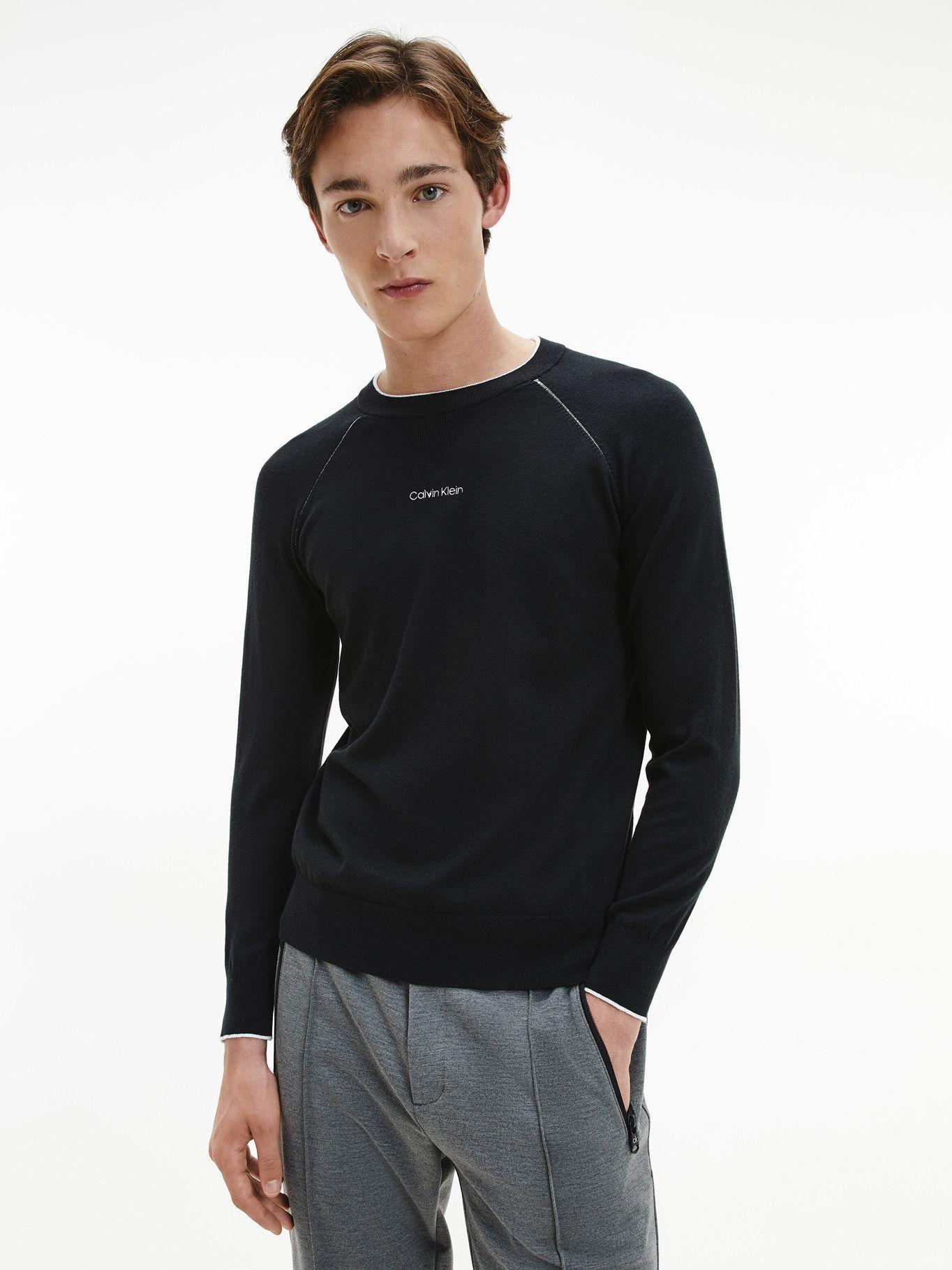 Suéter Lycra Blend Negro Calvin Klein-3