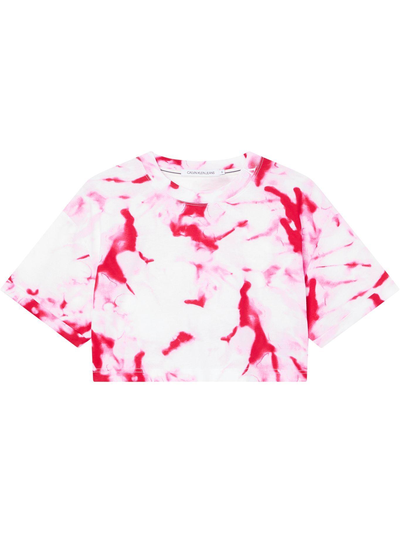 Polera Marble Rojo Calvin Klein-0