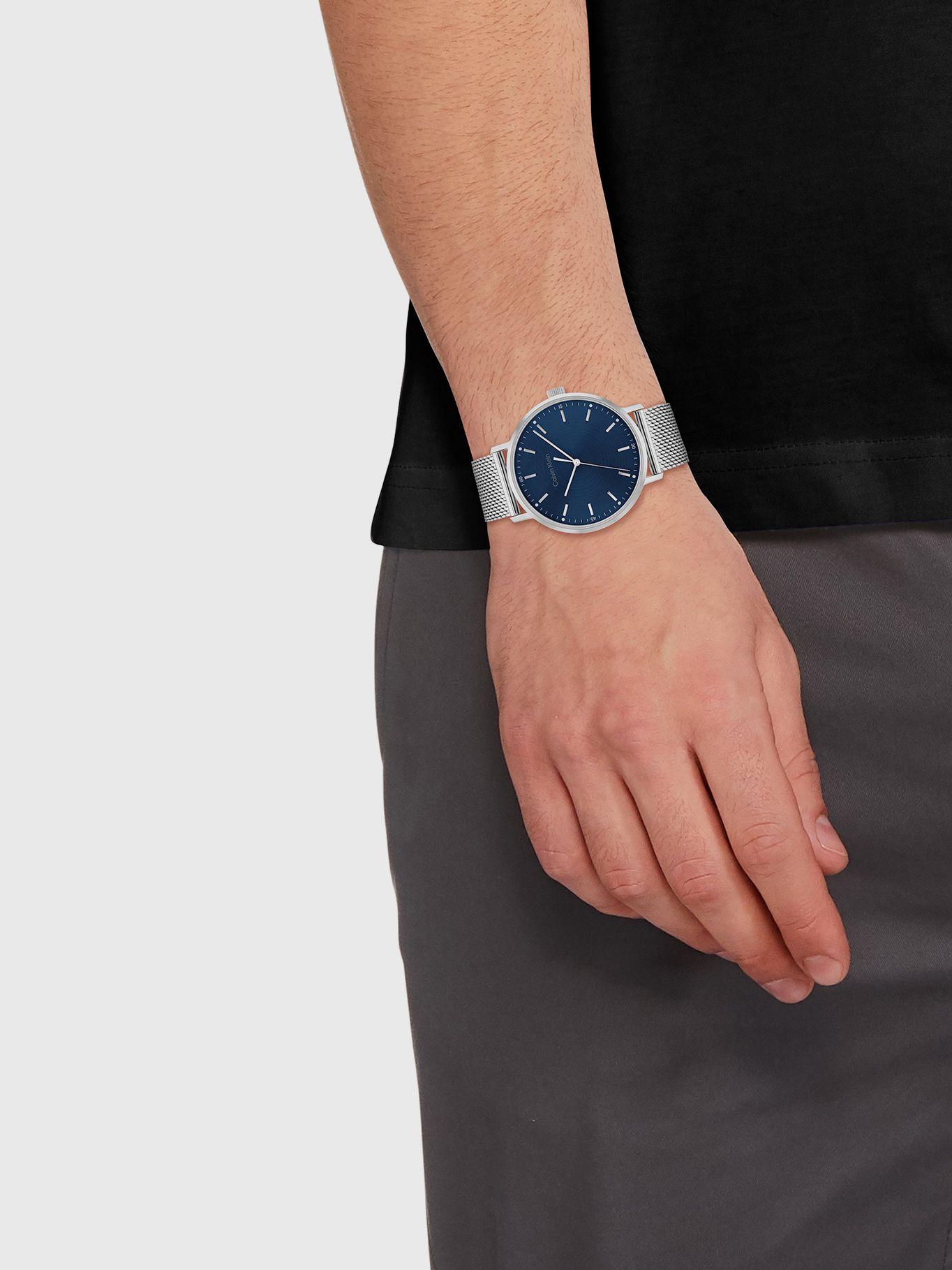 Reloj Esfera de Rayos de Sol Plateado Calvin Klein-3