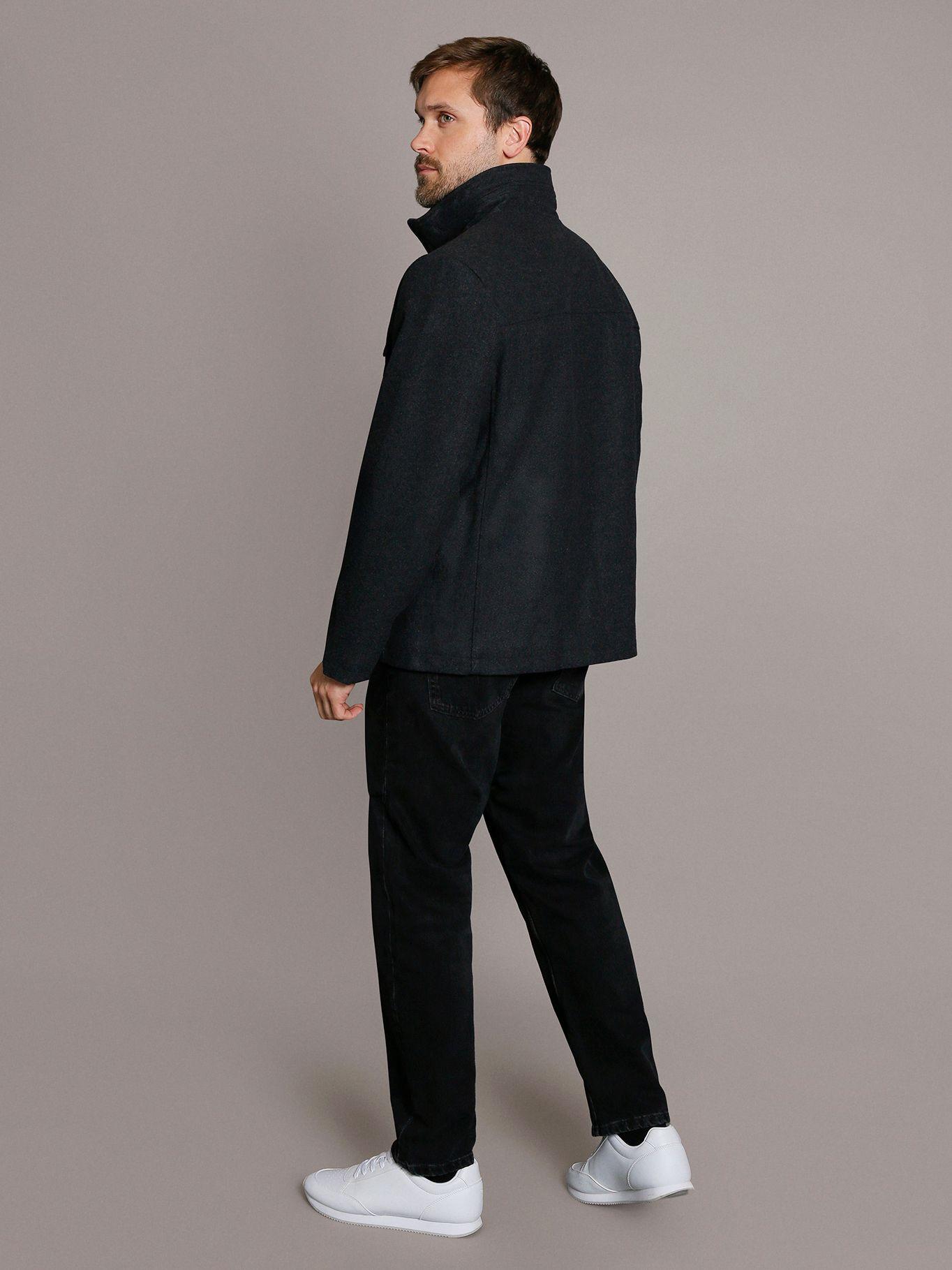 Chaqueta Four Pocket Wool Negro Calvin Klein-2