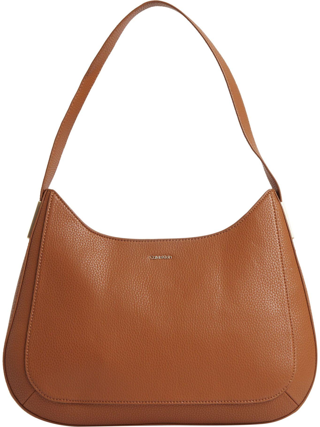 Bolso hobo reciclado Café Calvin Klein-0