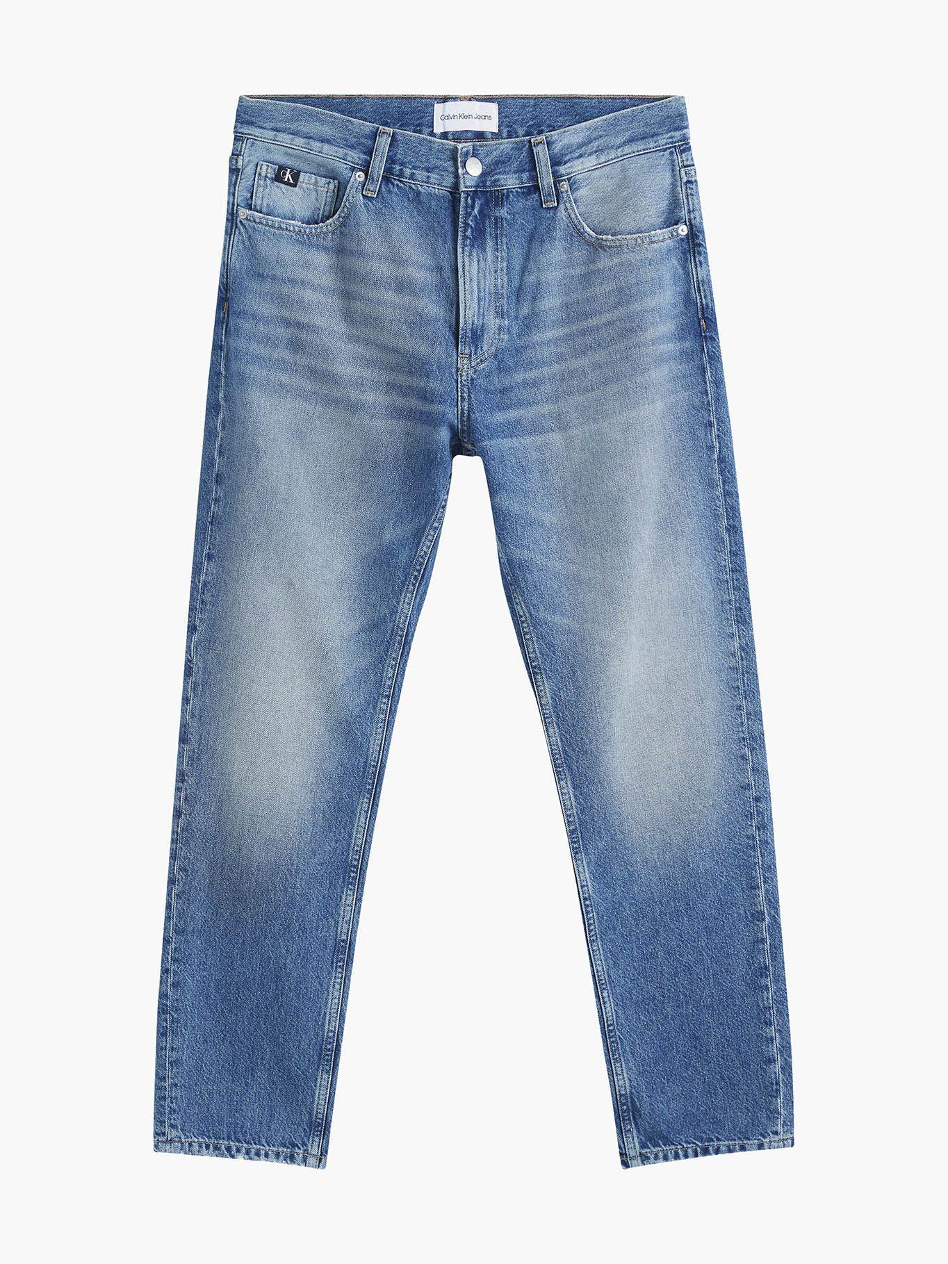 Jeans Dad con efecto desteñido Celeste Calvin Klein-4