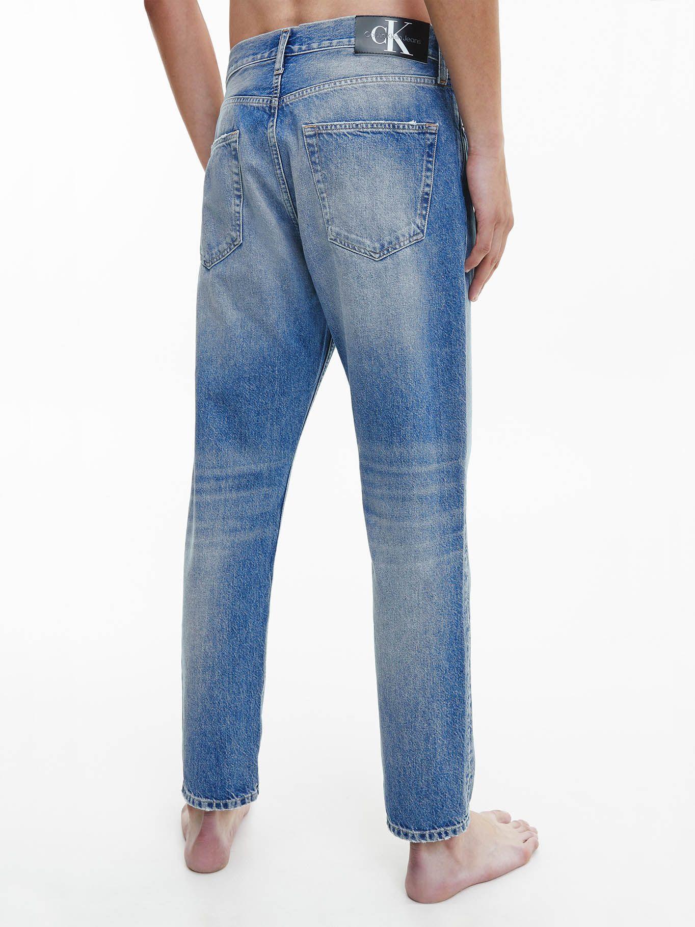 Jeans Dad con efecto desteñido Celeste Calvin Klein-2