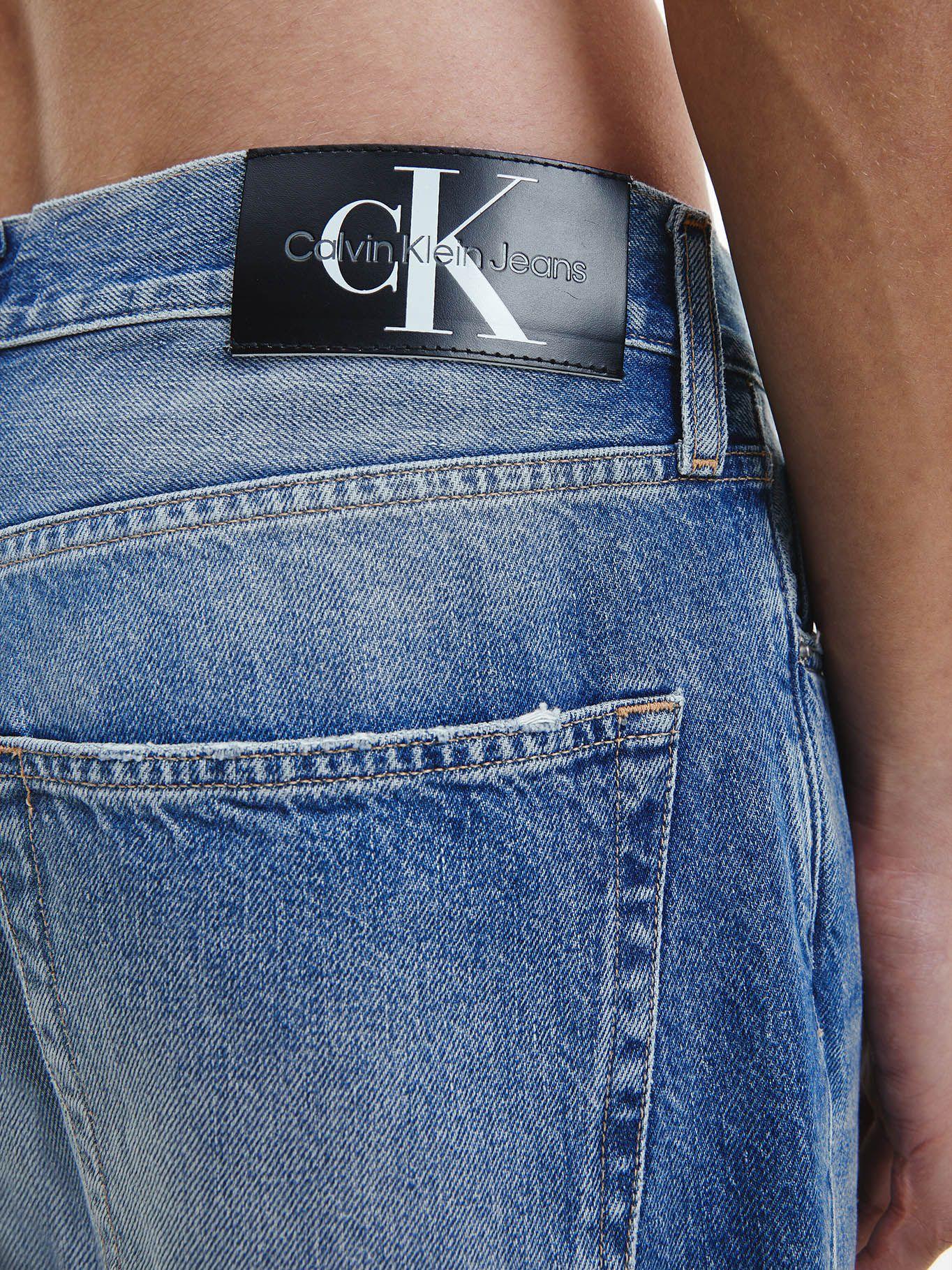 Jeans Dad con efecto desteñido Celeste Calvin Klein-3