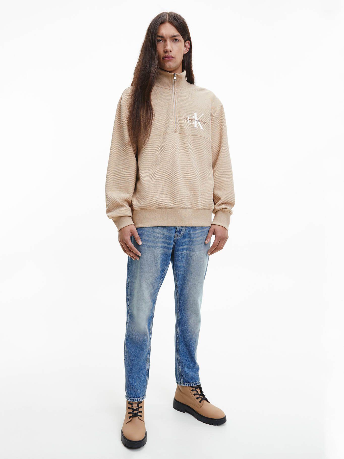 Jeans Dad con efecto desteñido Celeste Calvin Klein-1