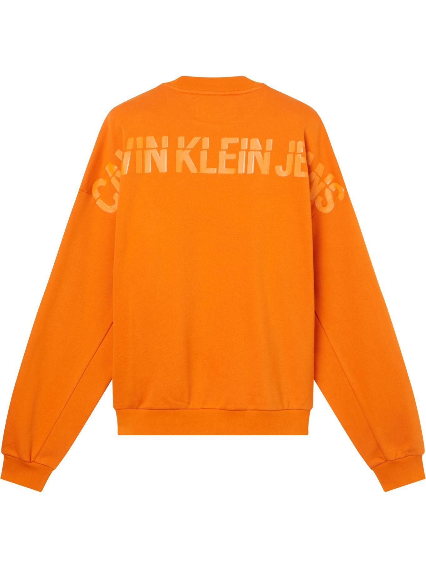 Polerón Ck Sliced Naranjo Calvin Klein-1