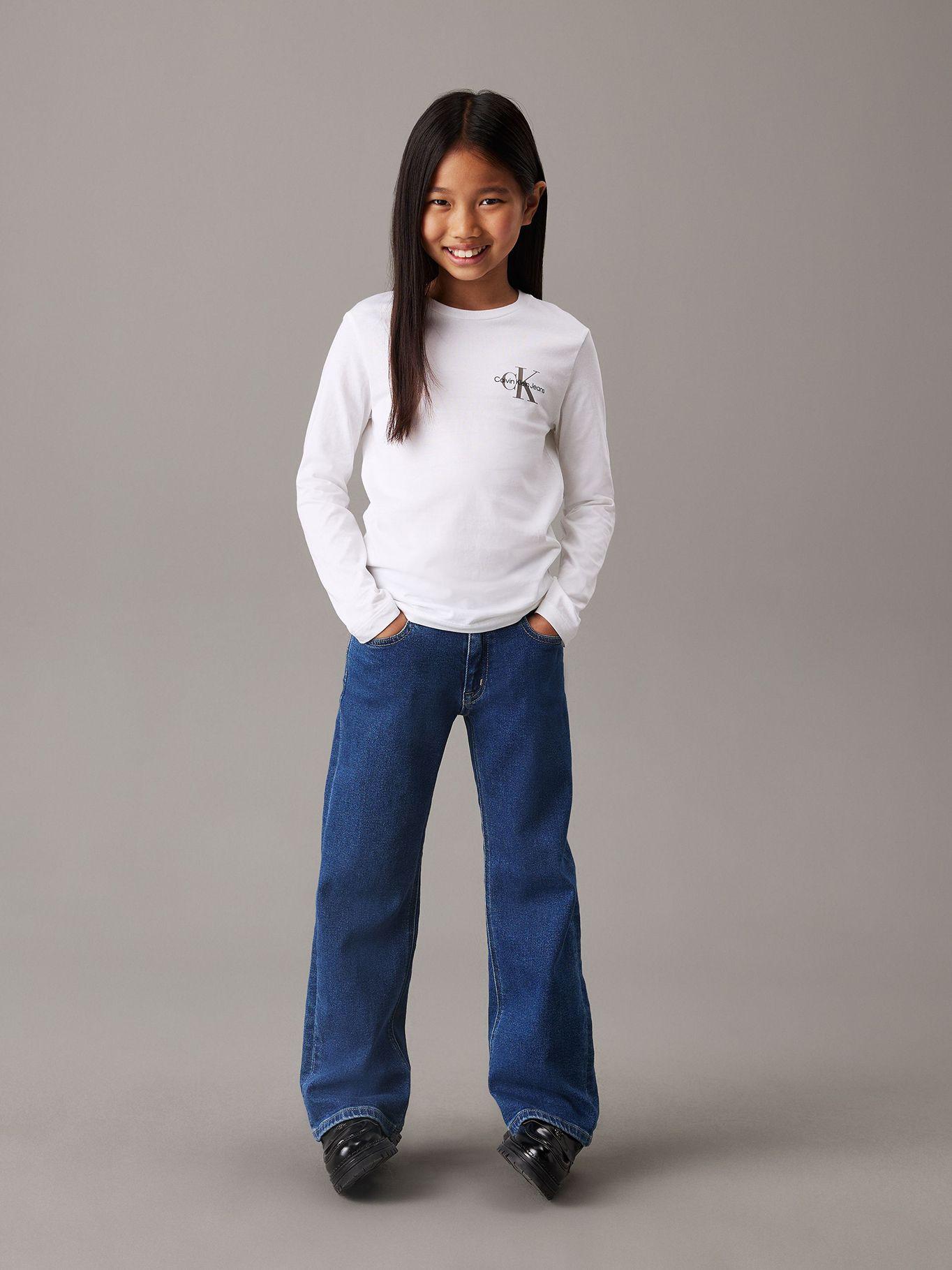 Polera Niño Chest Monologo Blanco Calvin Klein-3
