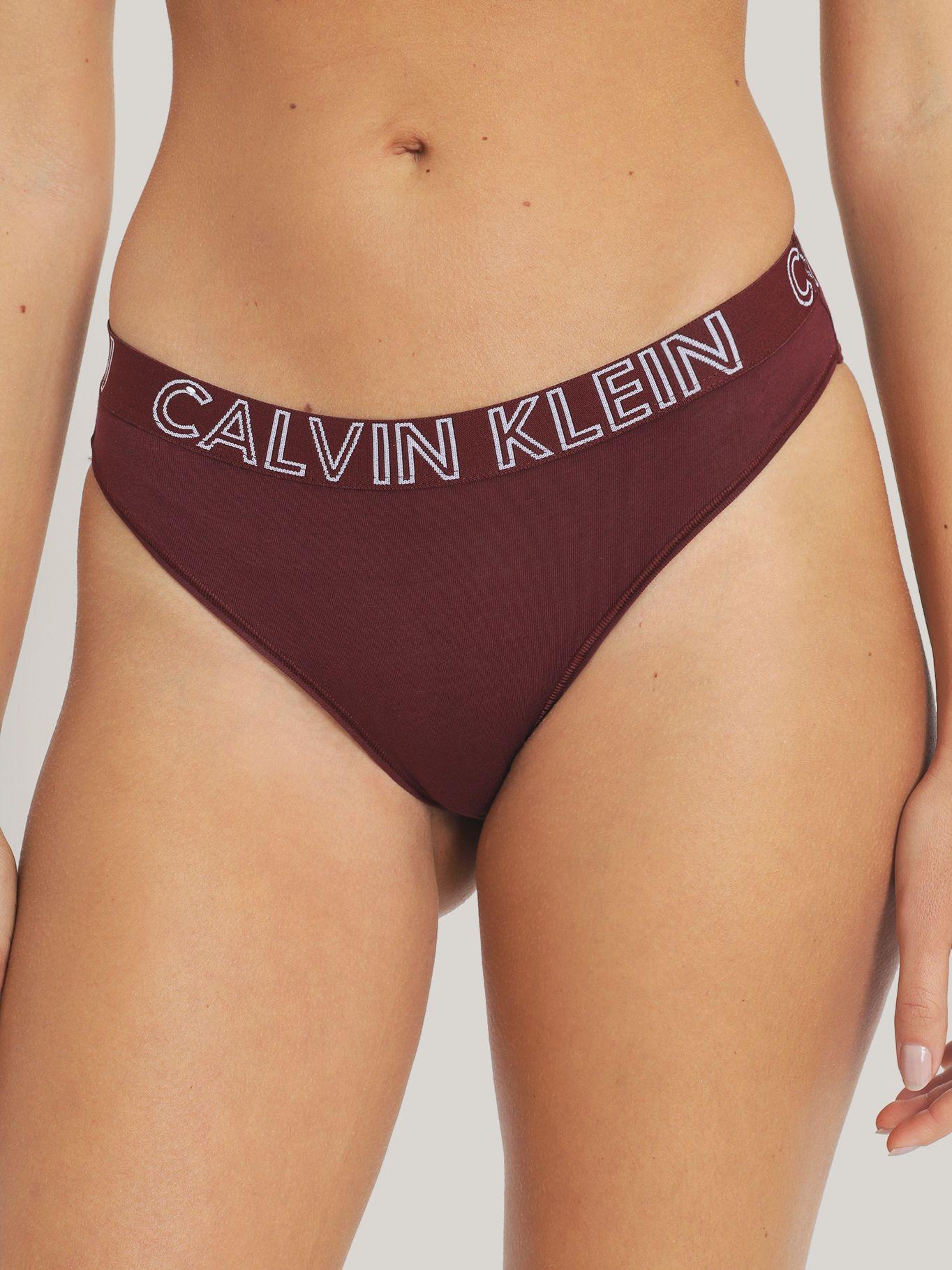 Calzón Bikini Ultimate Cotton Burdeo Calvin Klein-0
