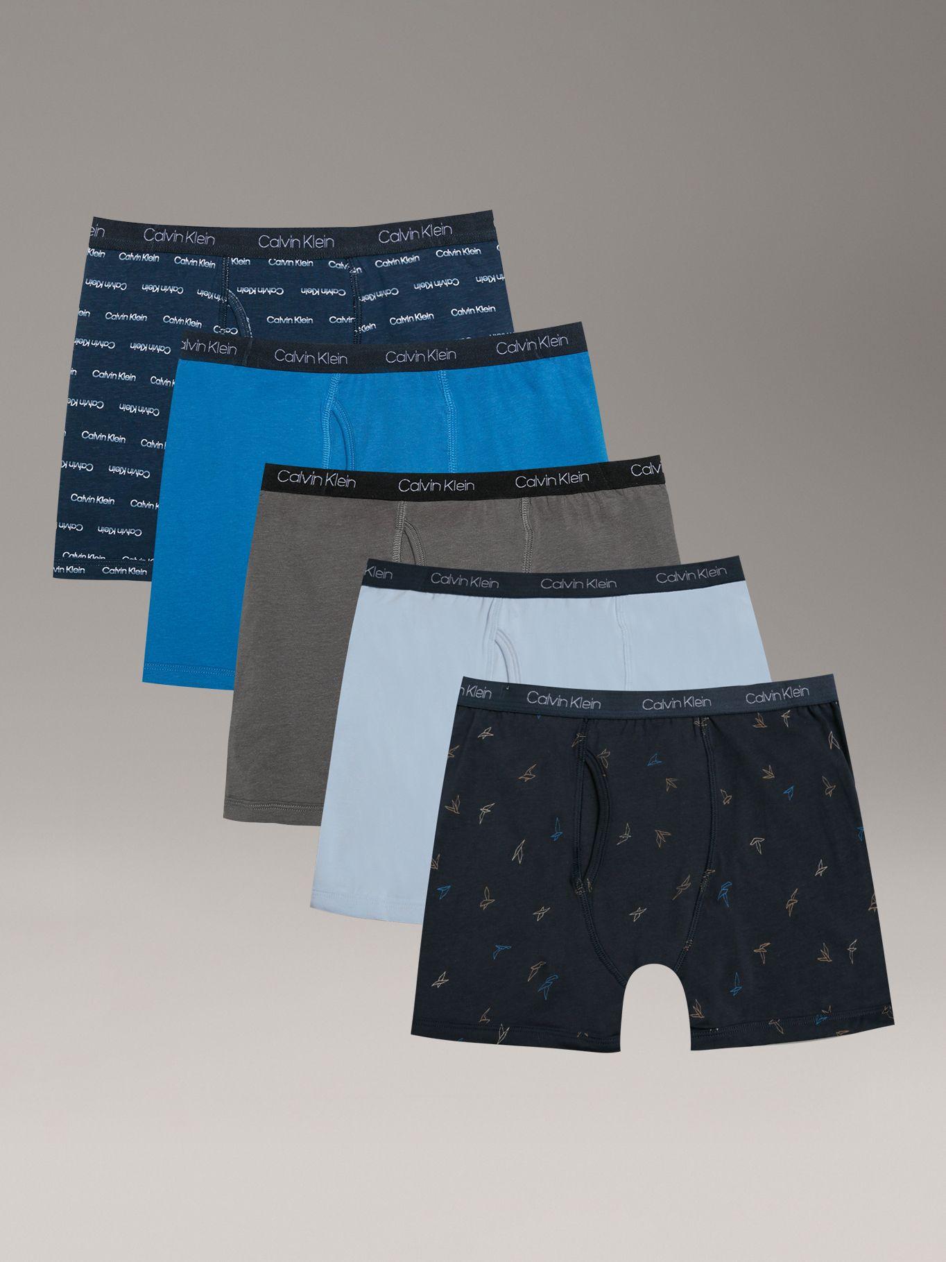 Pack 3 Boxérs Brief Cotton Stretch Azul Calvin Klein-0
