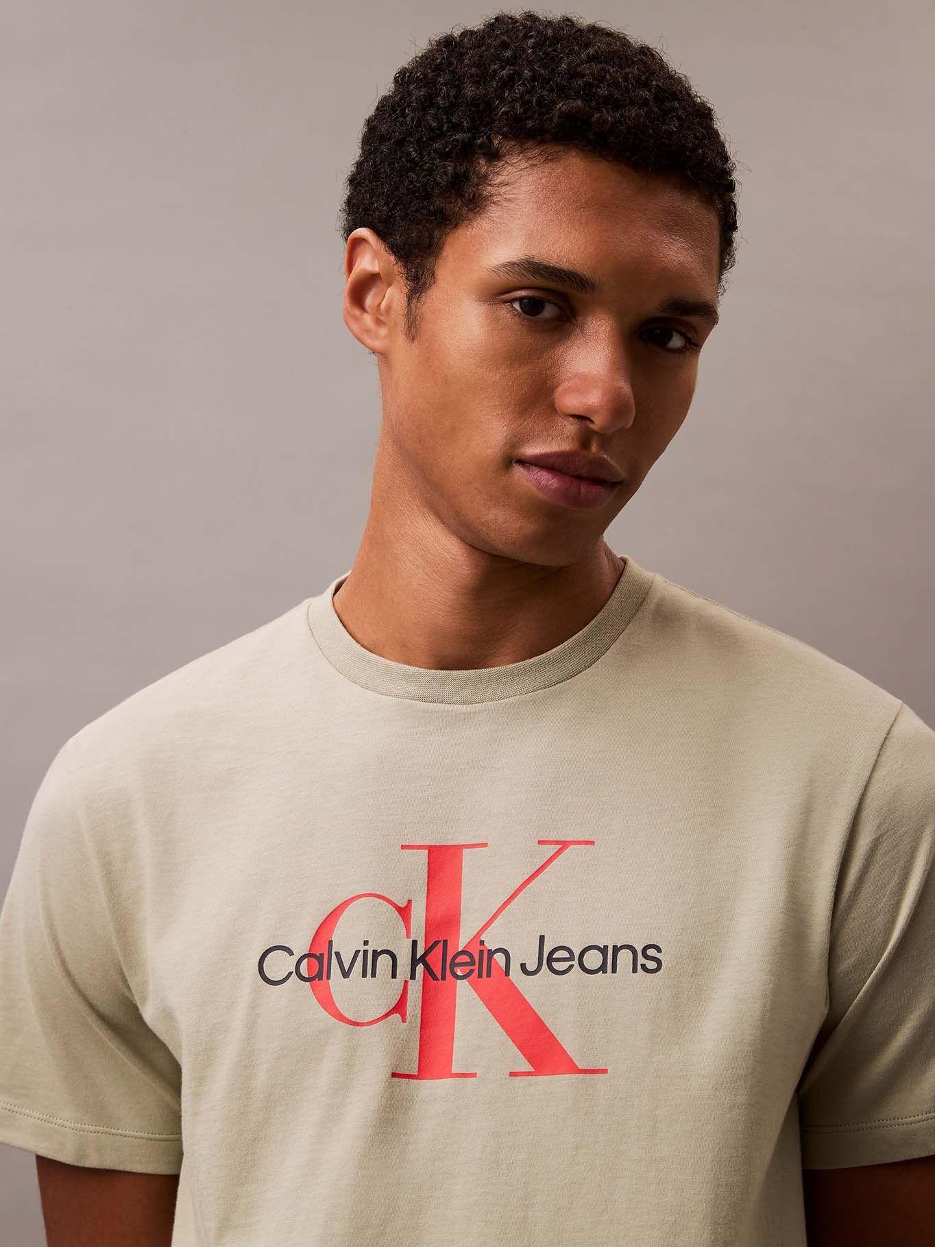 Polera Hombre Monogram Verde Calvin Klein-3