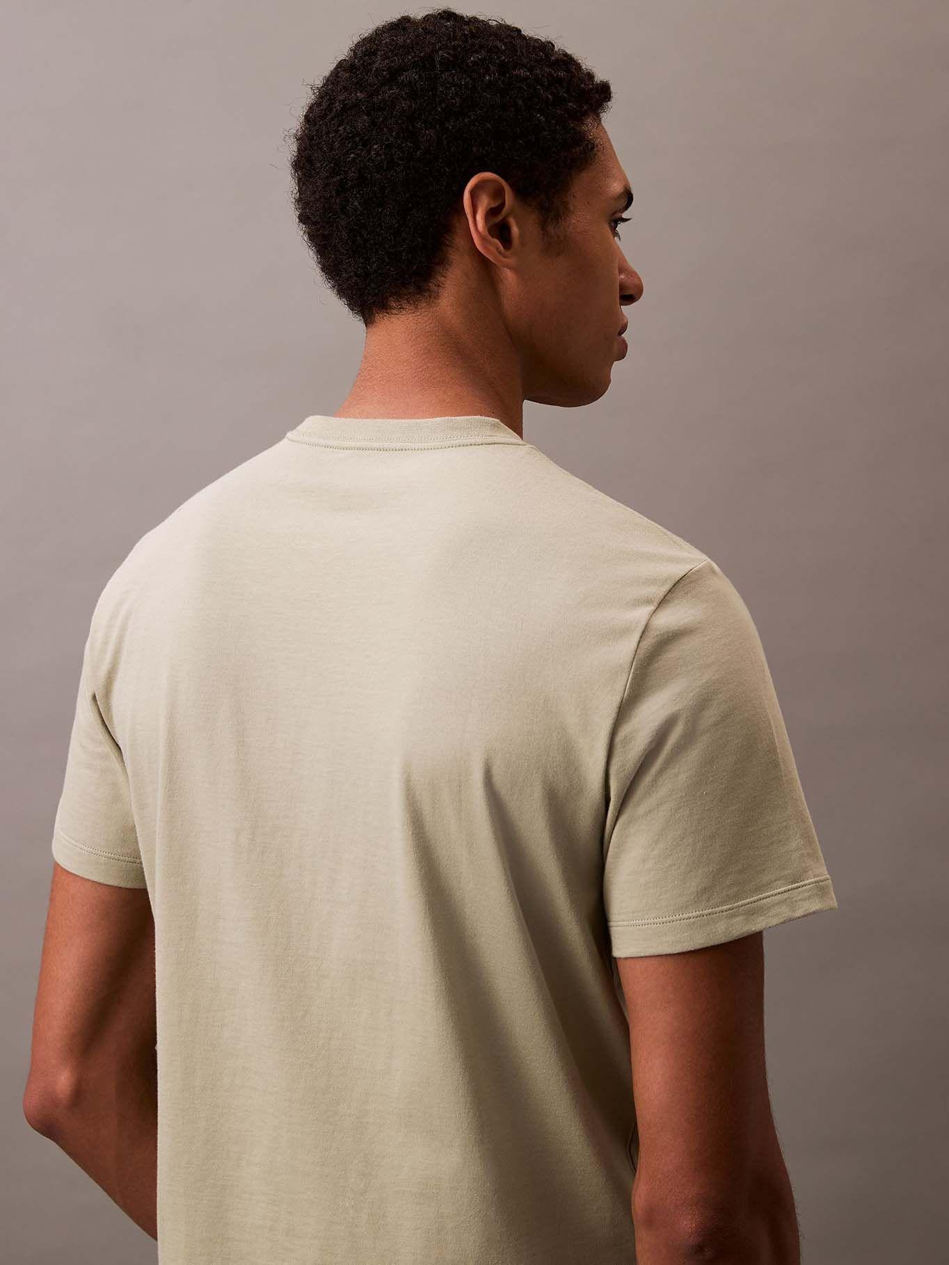 Polera Hombre Monogram Verde Calvin Klein-4