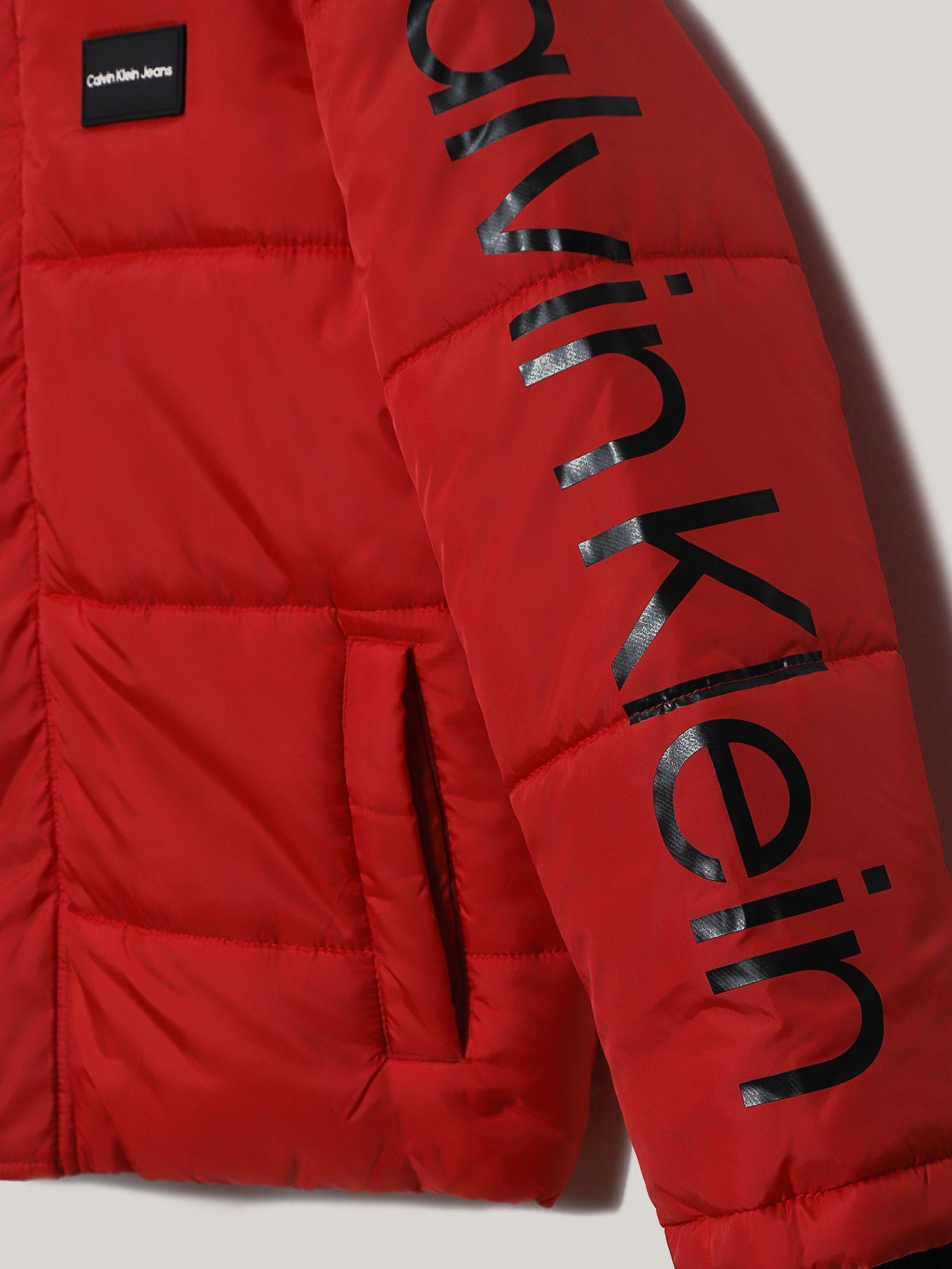 Parka Niño Bubble Rojo Calvin Klein-2