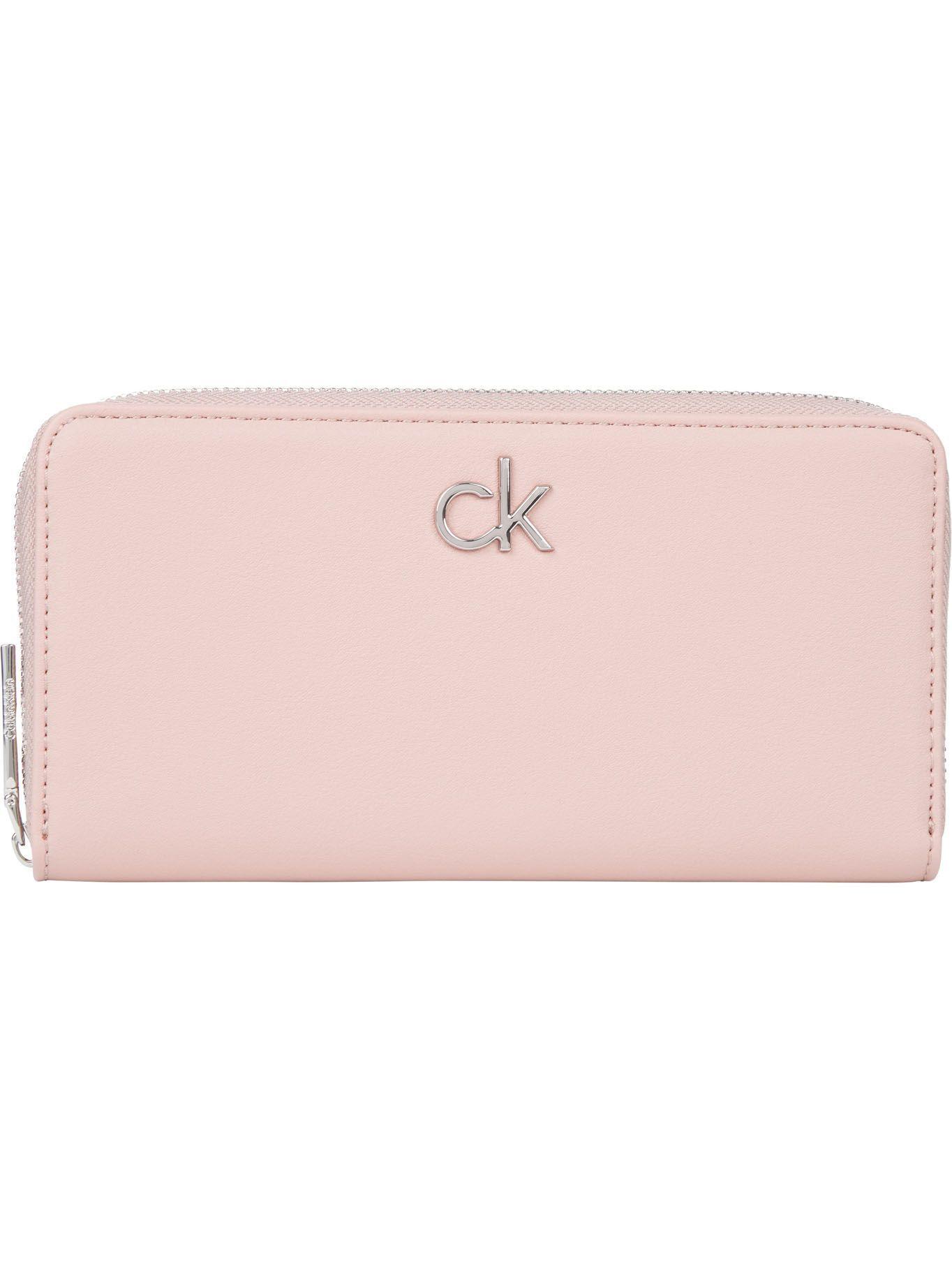Billetera Re-Lock Slim Rosa Calvin Klein Mujer-0