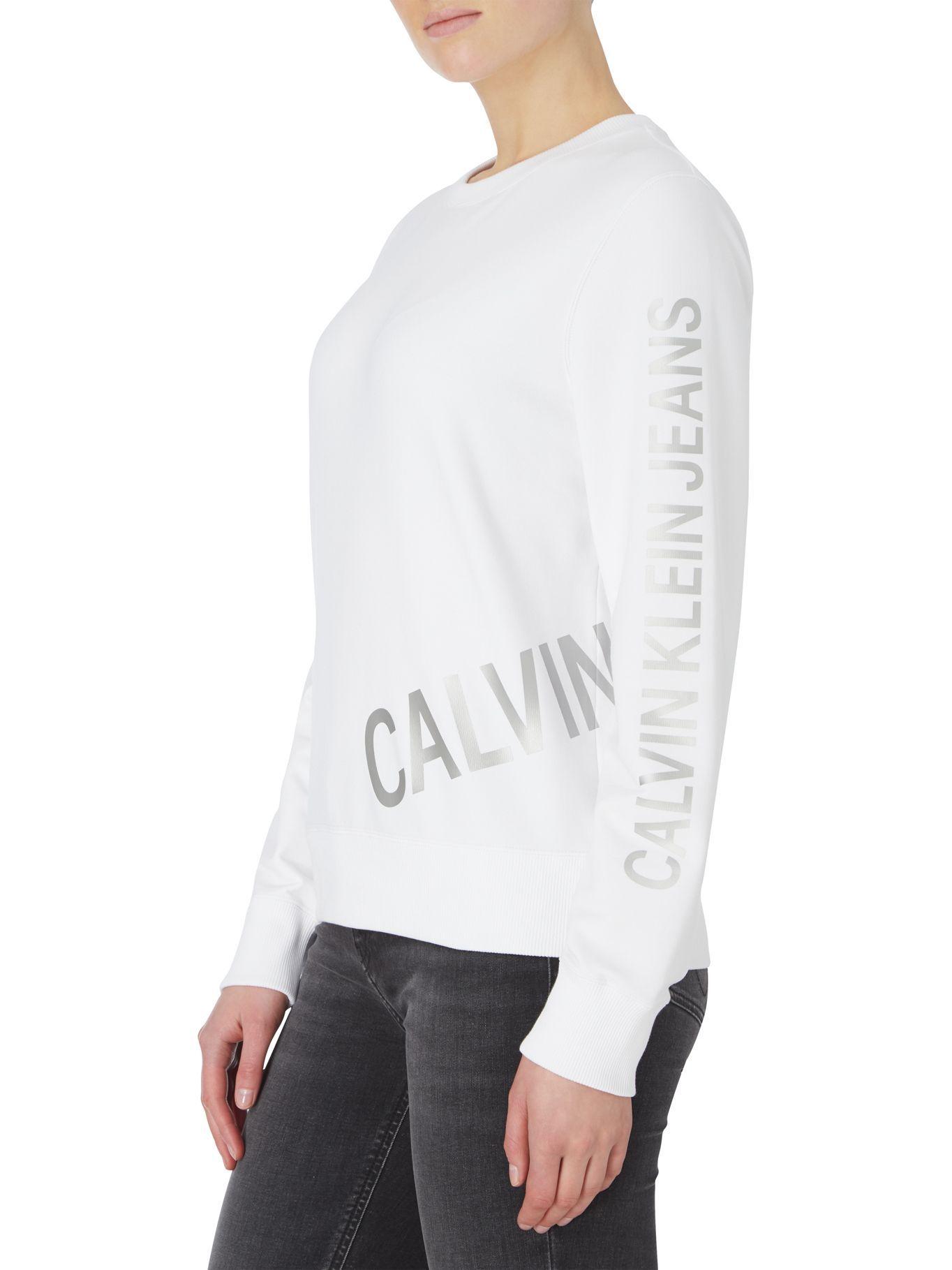 Polerón Stretch Innovation  Blanco Calvin Klein-2