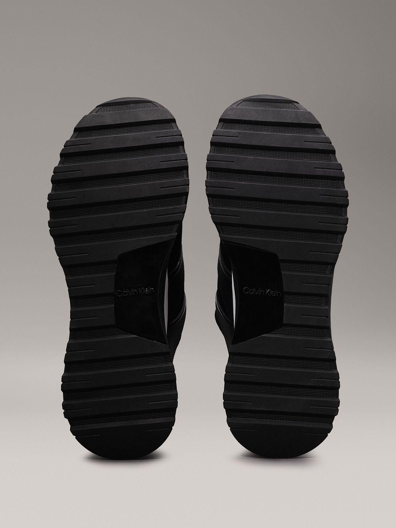 Zapatillas Runner On W/Zip Mix M Negro Calvin Klein-3