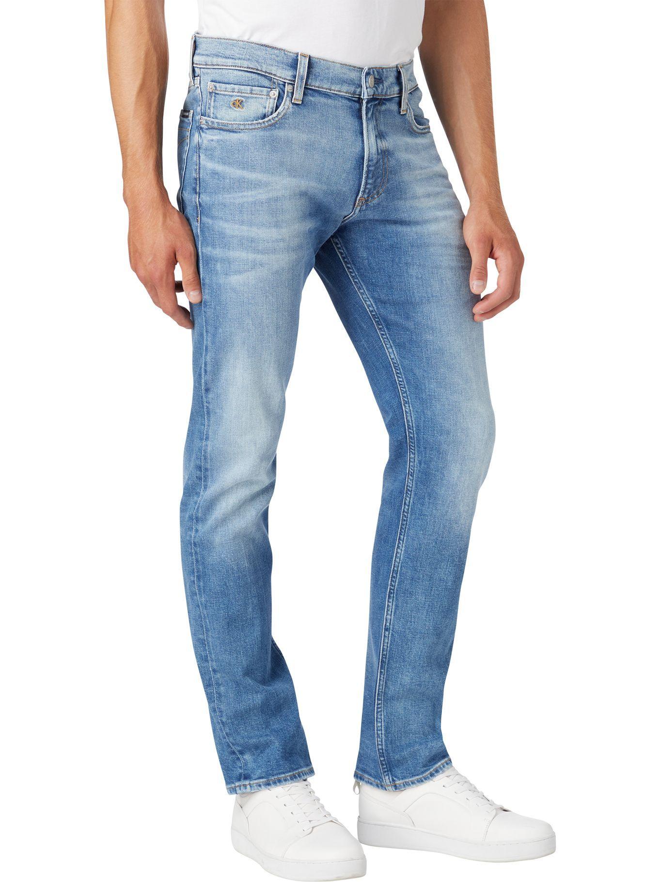 Jeans Straight Azul 1A4 Calvin Klein-2