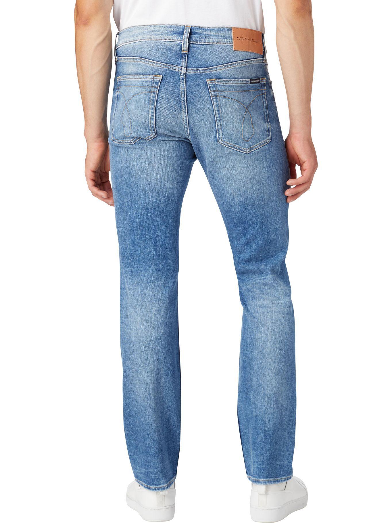 Jeans Straight Azul 1A4 Calvin Klein-1