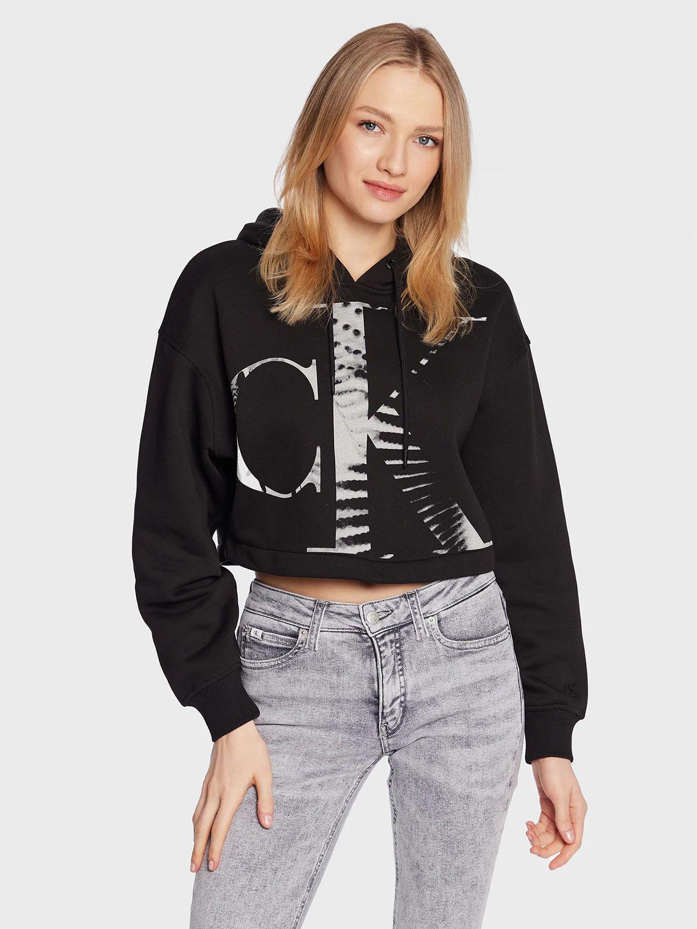 Sudadera con capucha y logo Negro Calvin Klein J20J220310-BEH-0