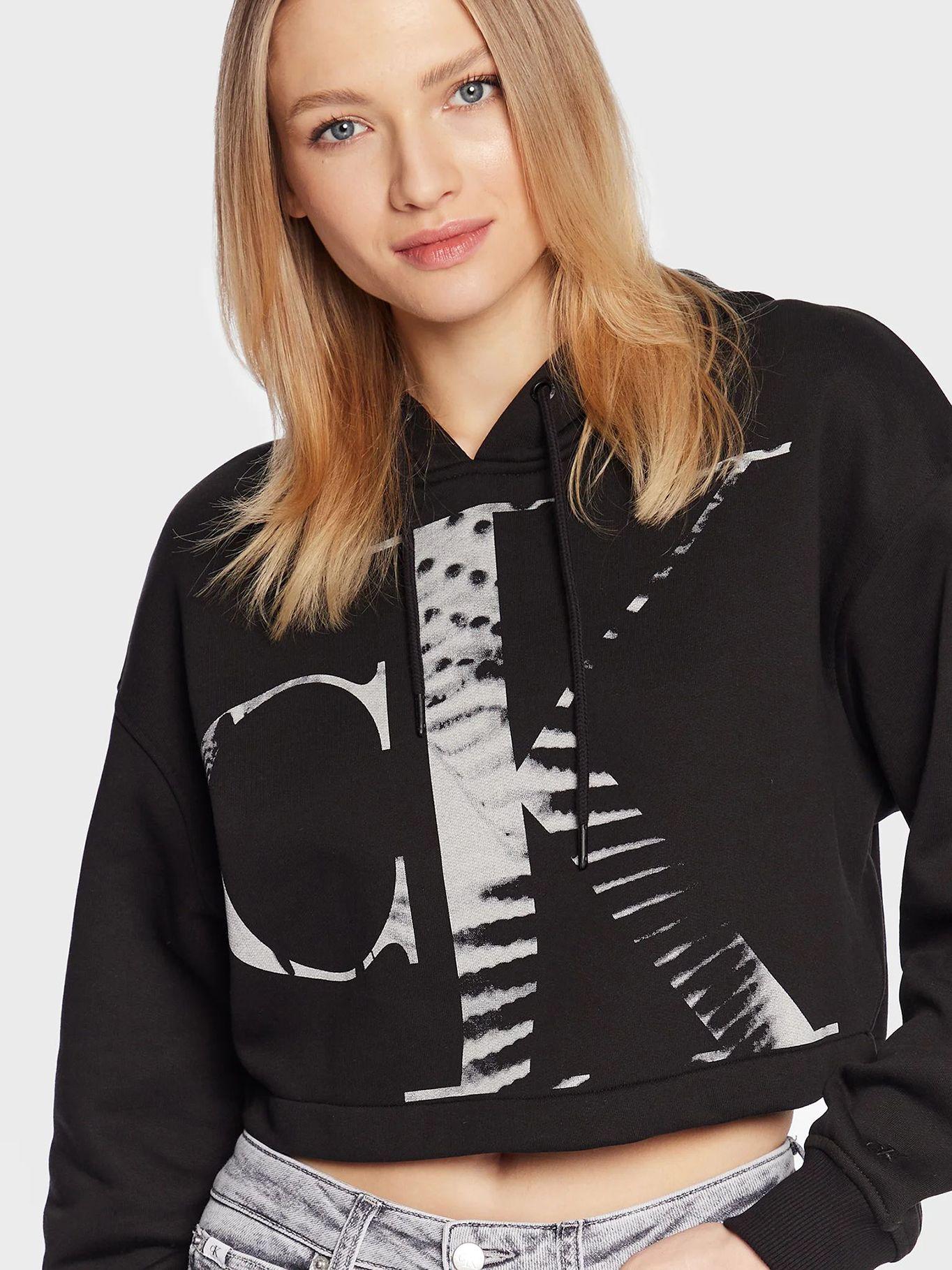 Sudadera con capucha y logo Negro Calvin Klein J20J220310-BEH-3