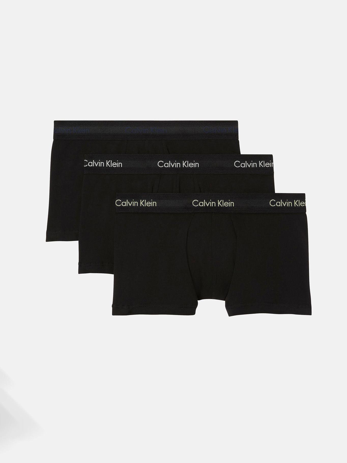 Pack 3 Bóxers Low Rise Trunk Strech Negro Calvin Klein-0
