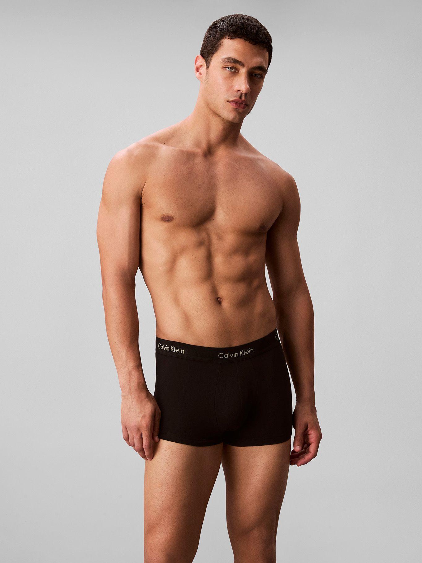 Pack 3 Bóxers Low Rise Trunk Strech Negro Calvin Klein-1