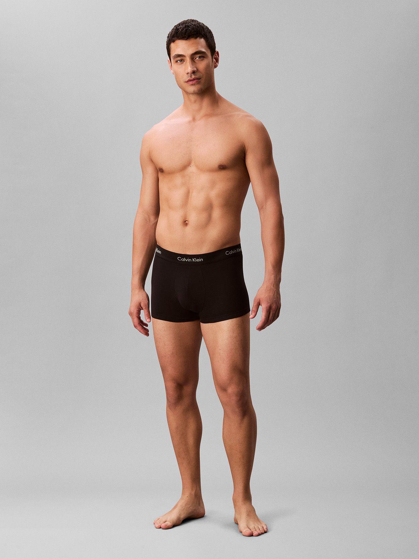 Pack 3 Bóxers Low Rise Trunk Strech Negro Calvin Klein-2