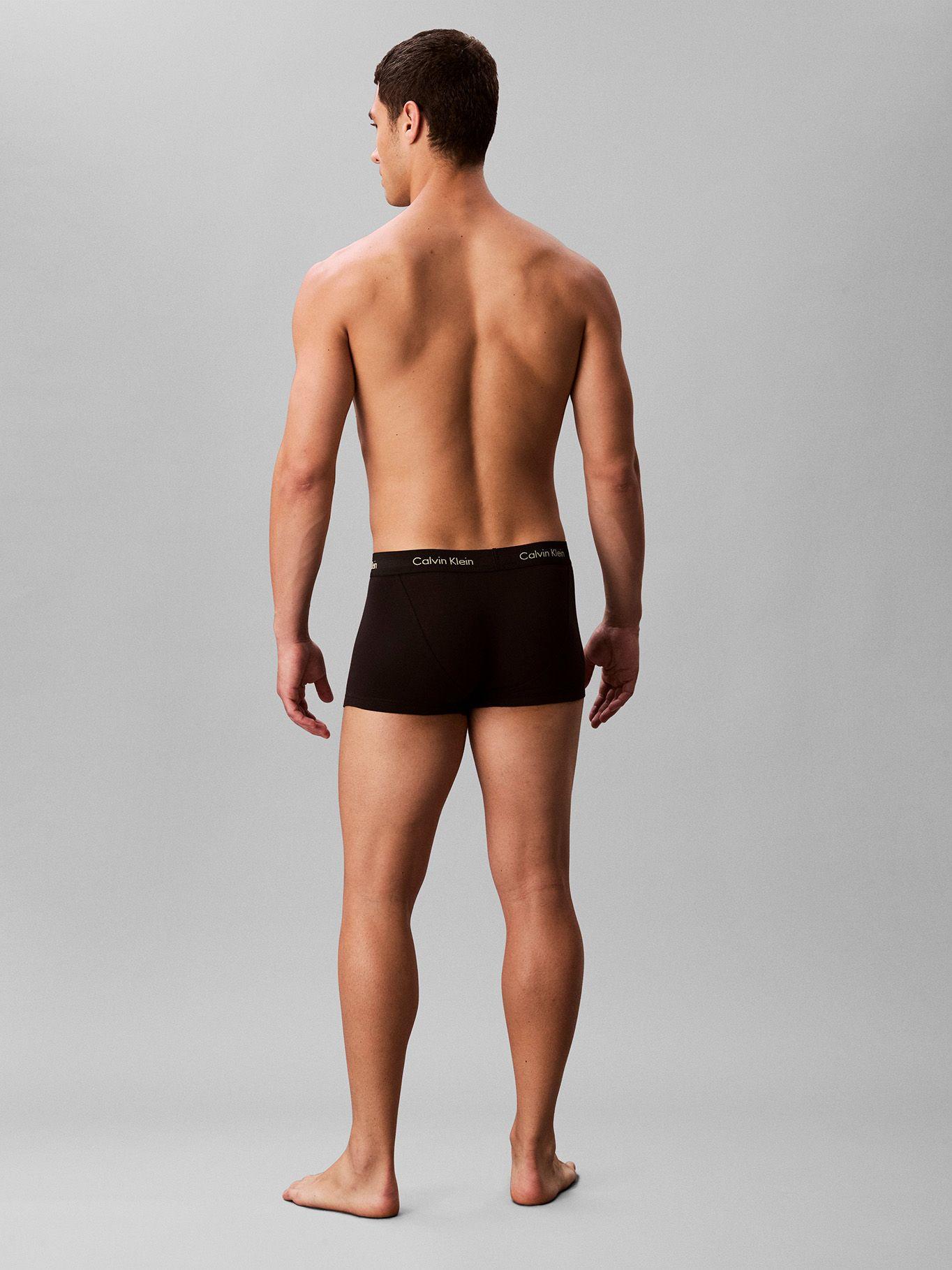 Pack 3 Bóxers Low Rise Trunk Strech Negro Calvin Klein-3