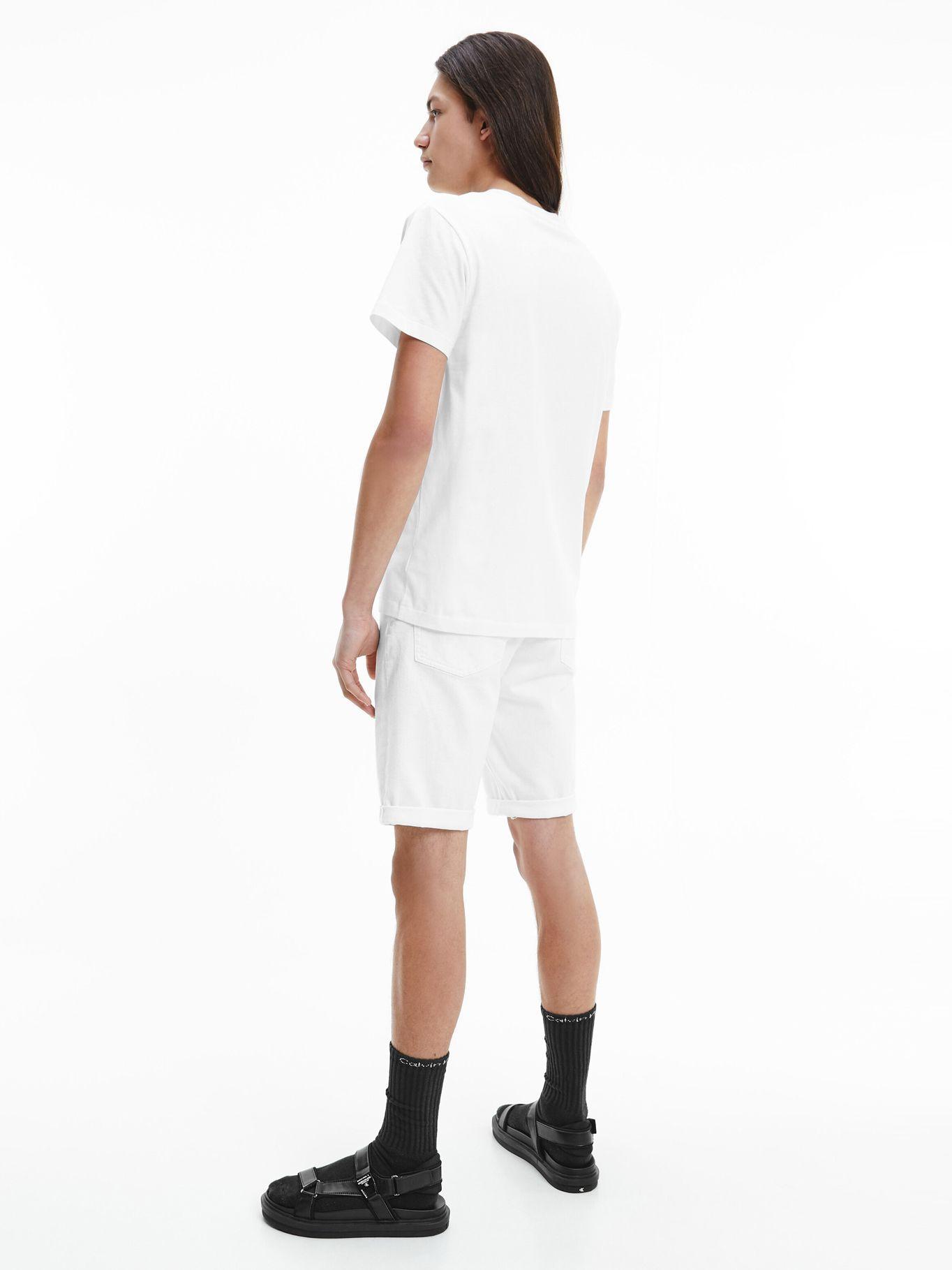 Polera Multi Palm Print Blanco Calvin Klein Hombre-1