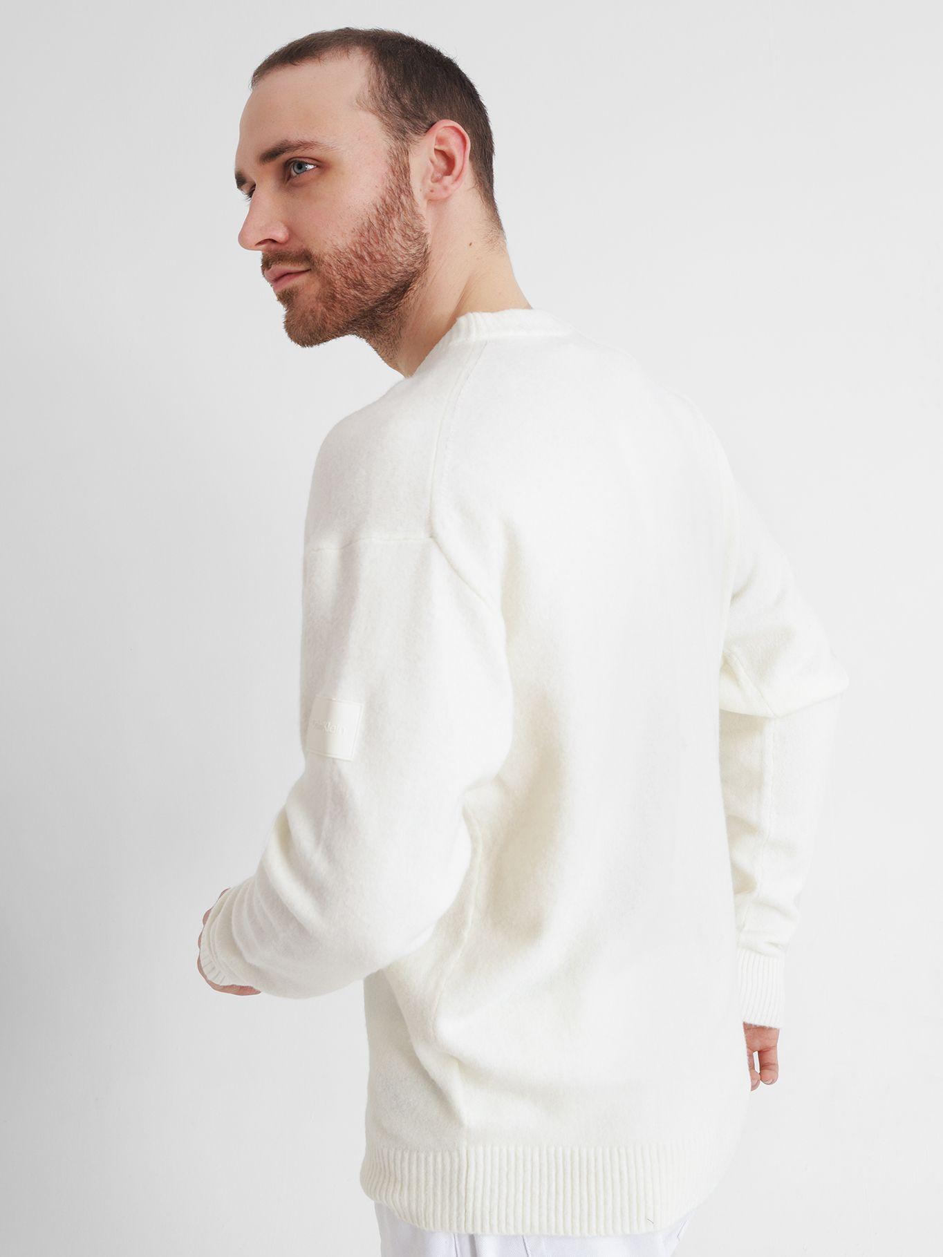 Suéter Lycra Blend Comfort Blanco YAT Calvin Klein-1